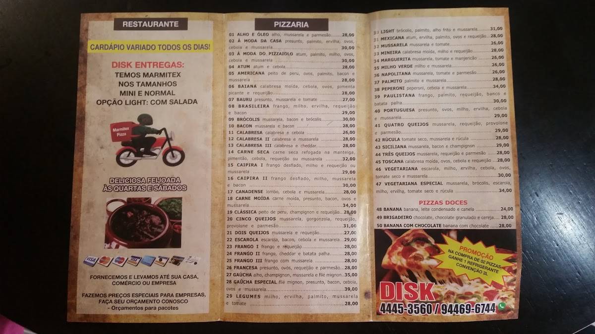 Bom Gosto Grill & Café cardápio