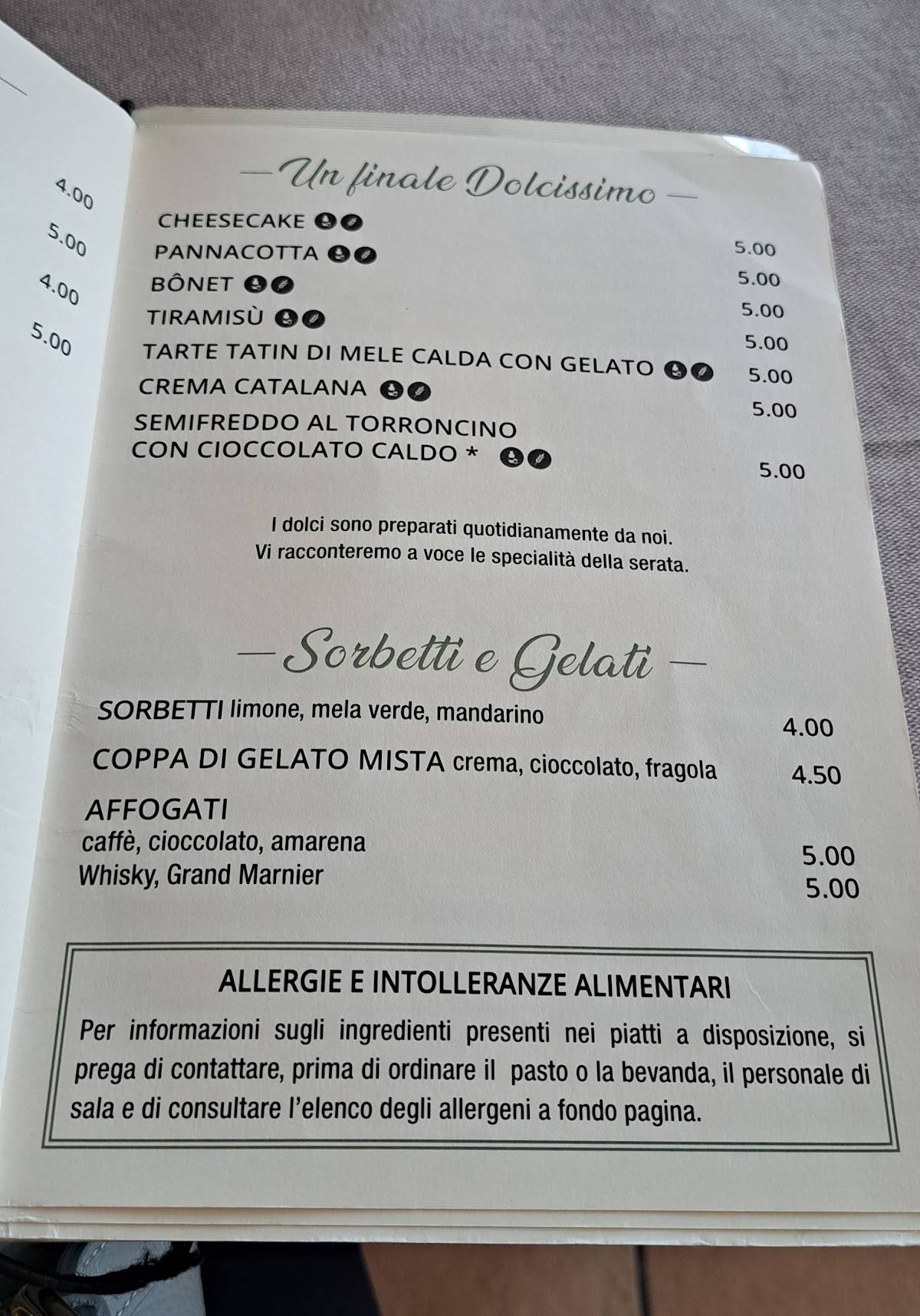 Menu di Bon Bocon 