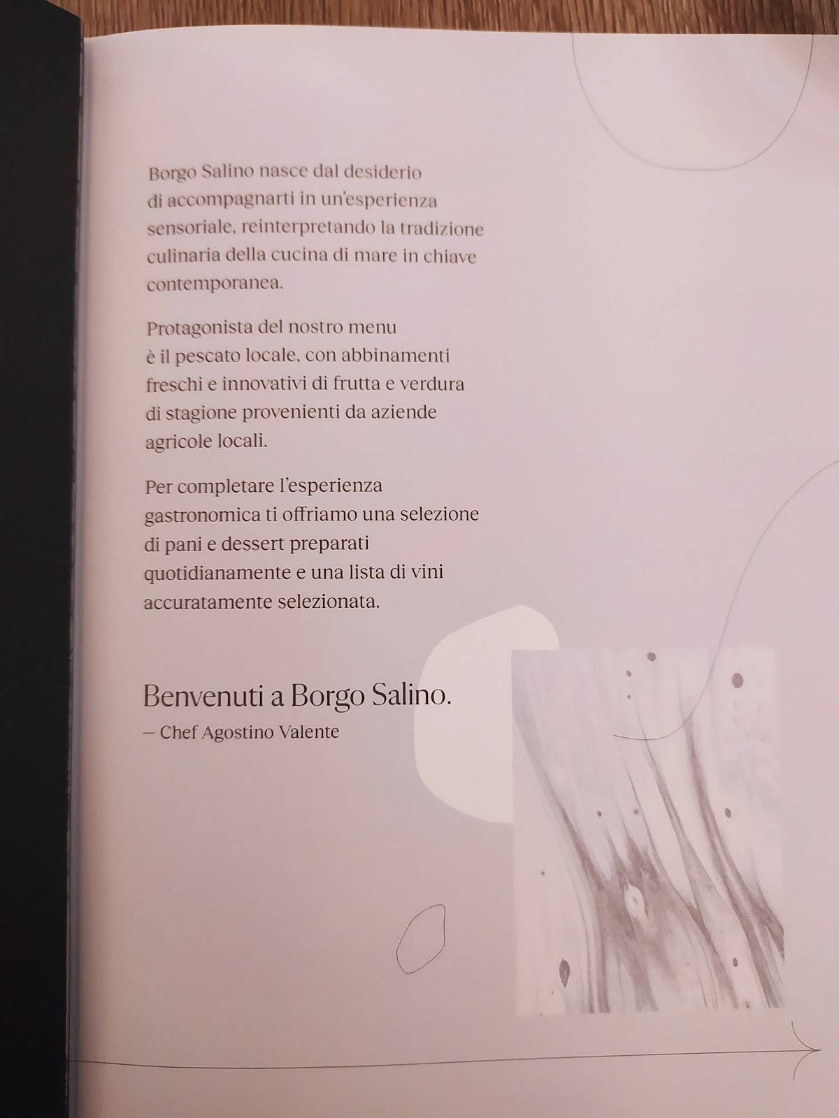 Menu di Borgo Salino 