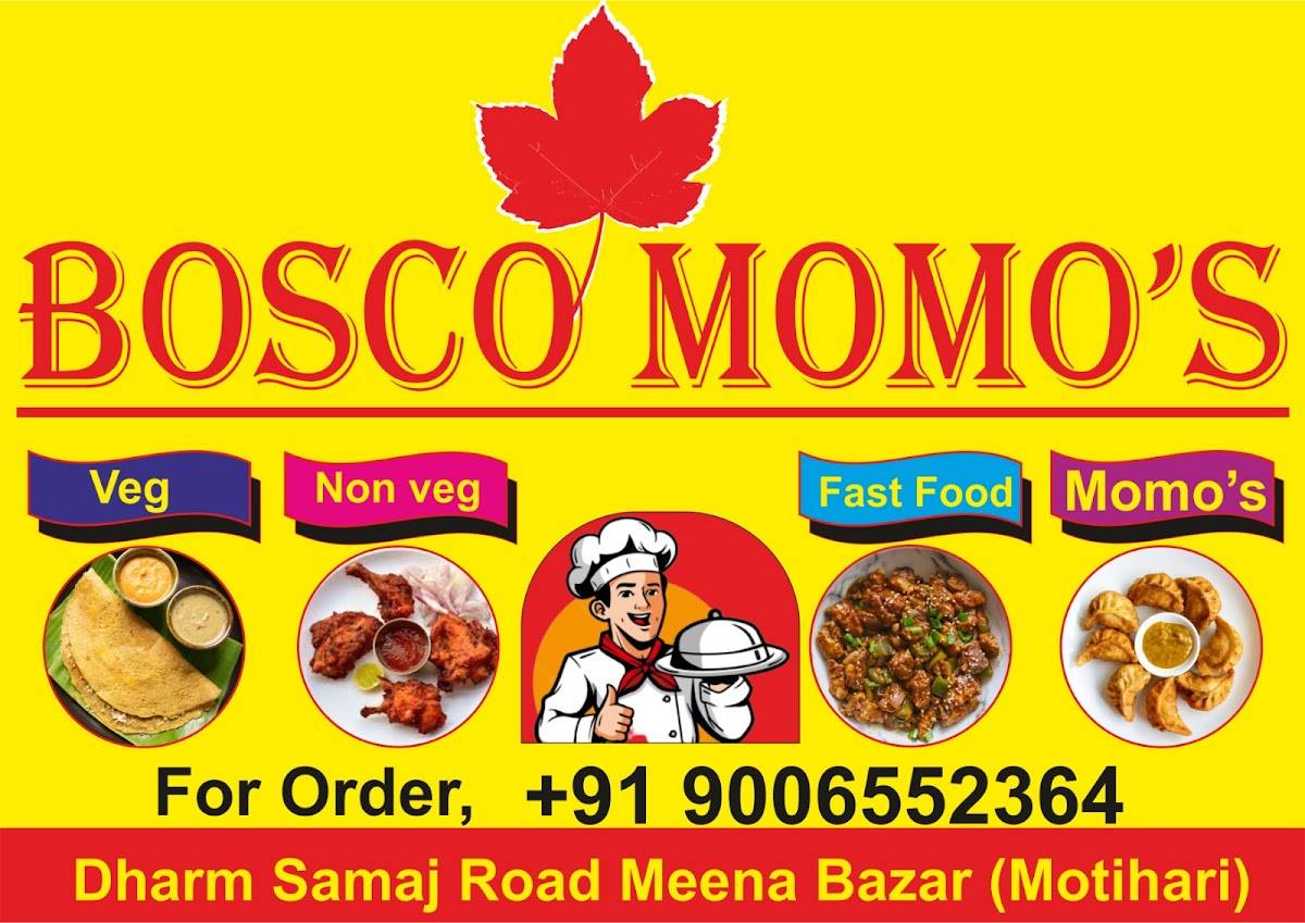 Bosco Momo's menu