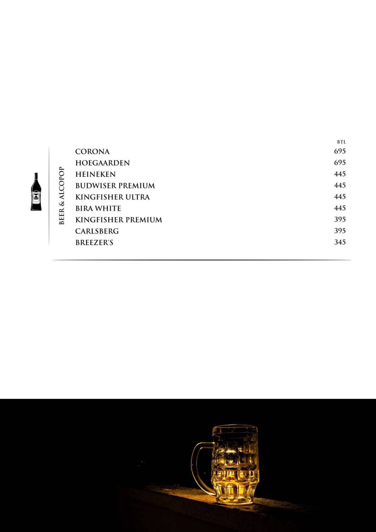 Botanik menu