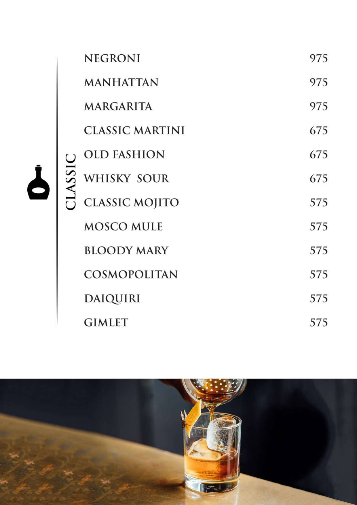 Botanik menu