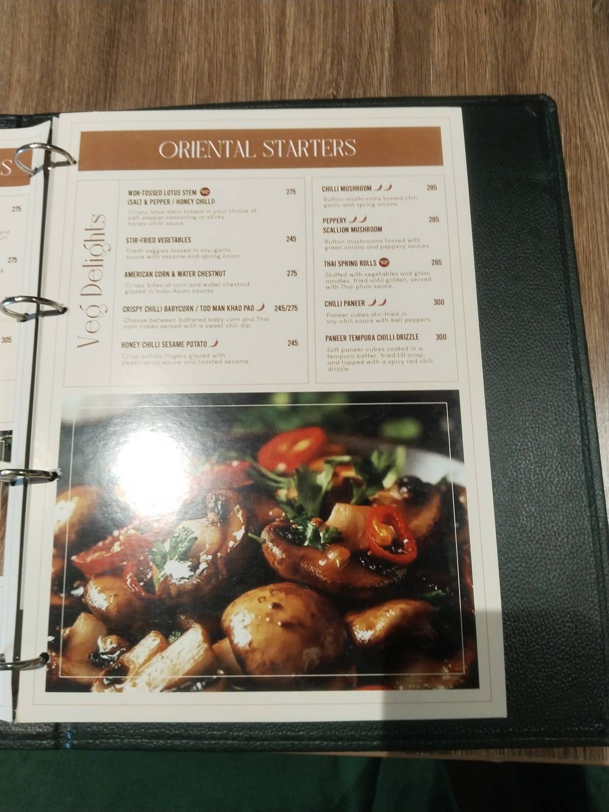 Boulevard Restaurant and Bar menu