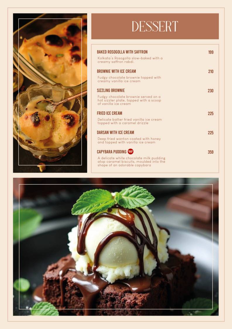 Boulevard Restaurant and Bar menu
