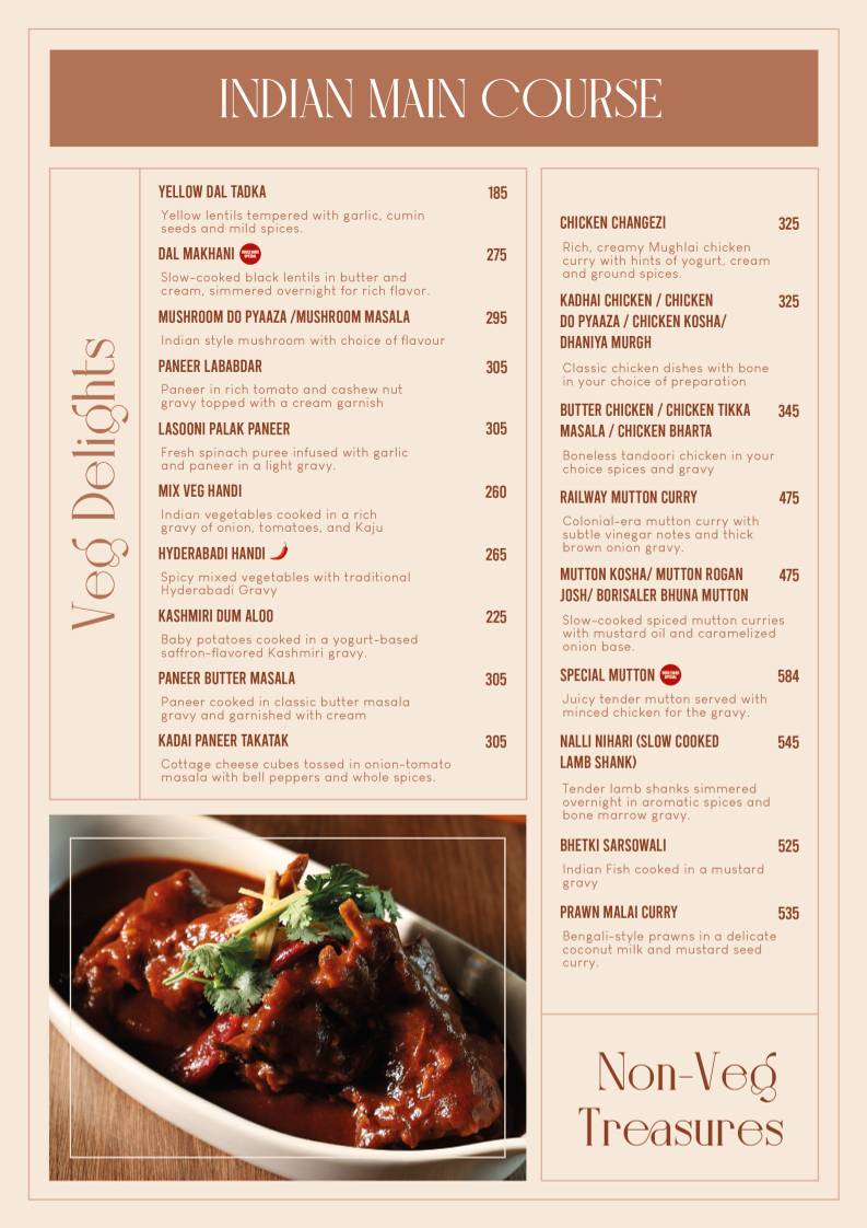 Boulevard Restaurant and Bar menu