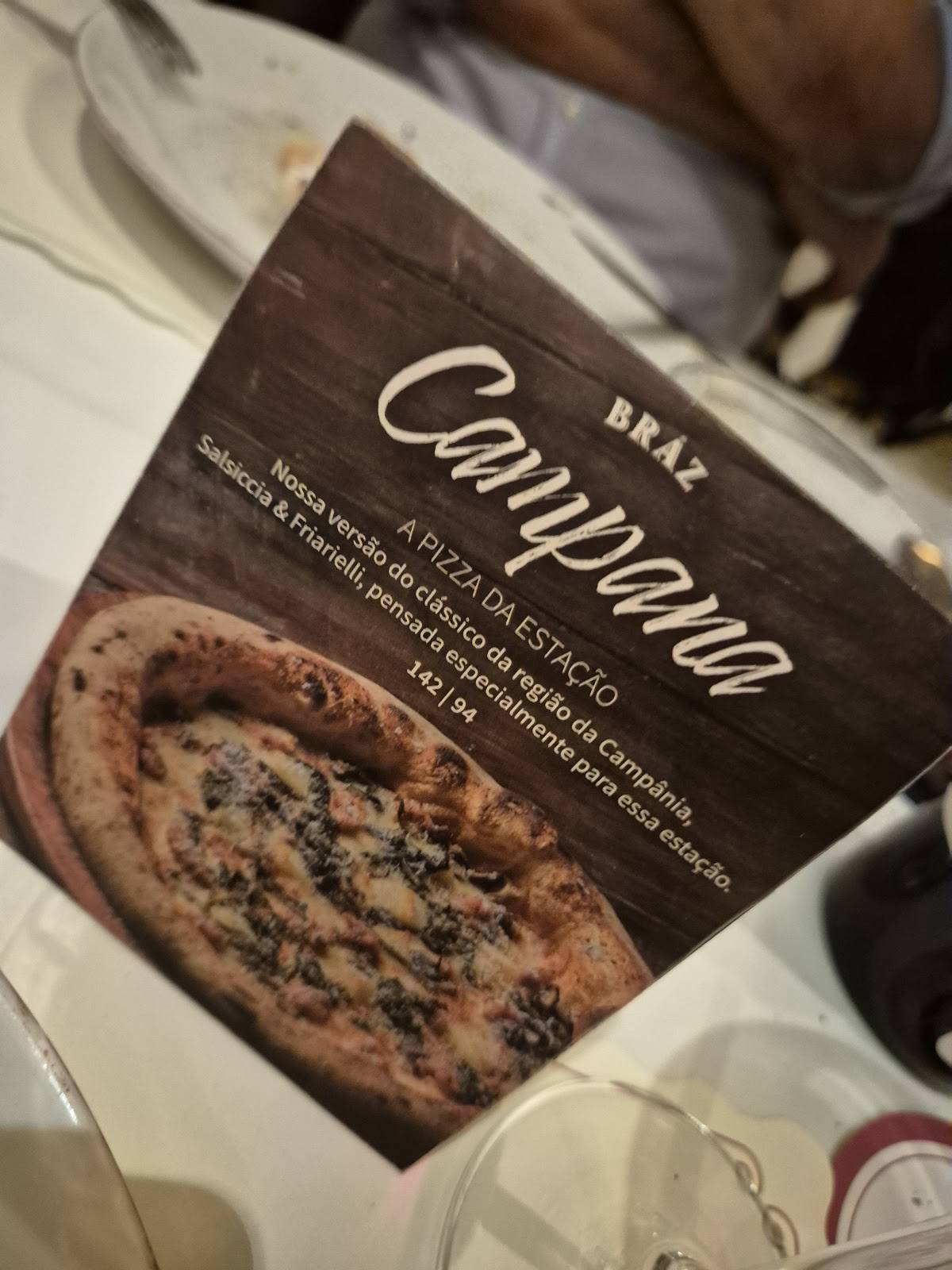 Bráz Pizzaria - Moema cardápio