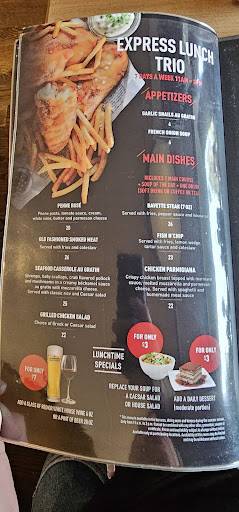 Menu de Barbies Resto Bar Grill