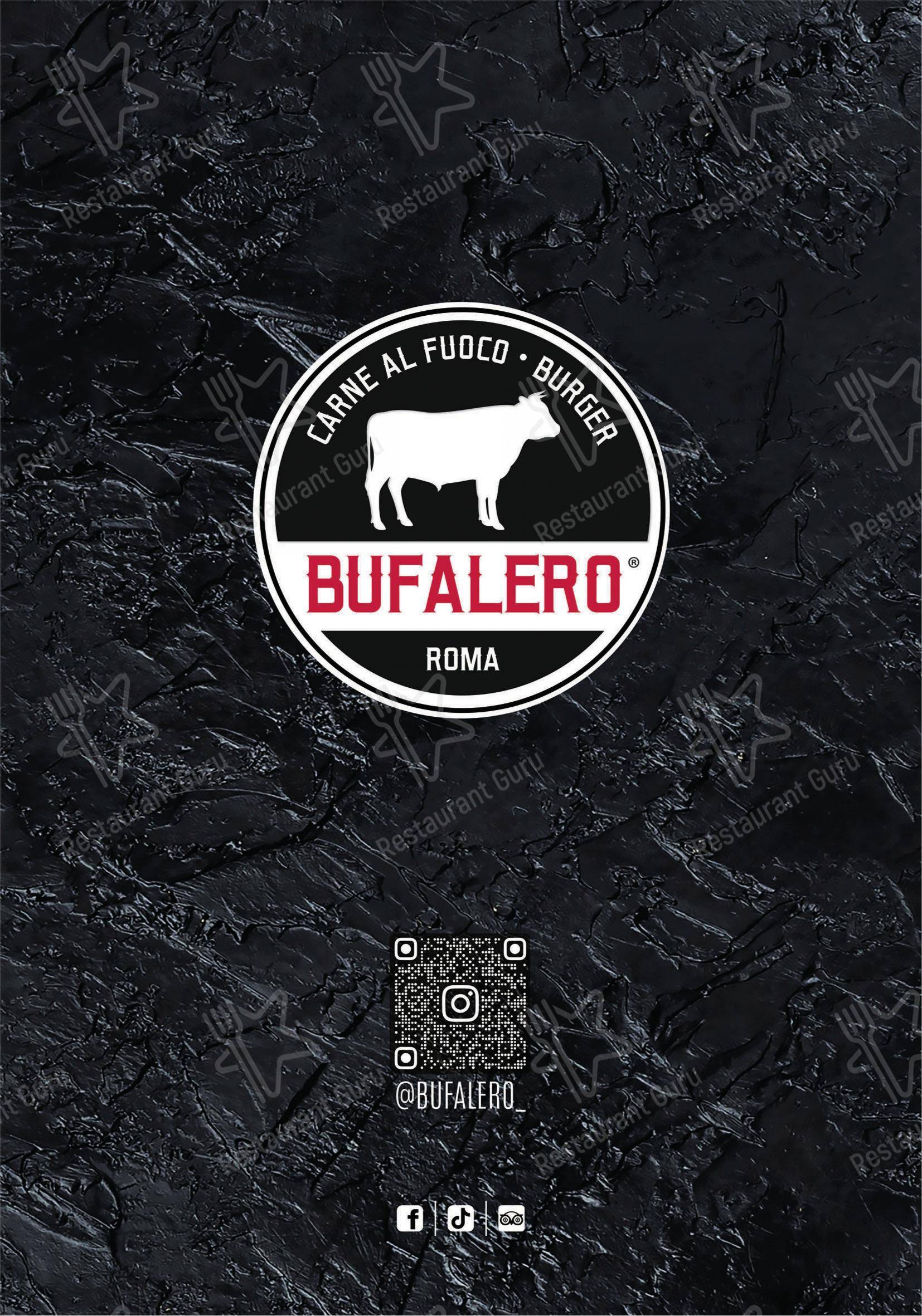 Menu di Bufalero - Menu bar