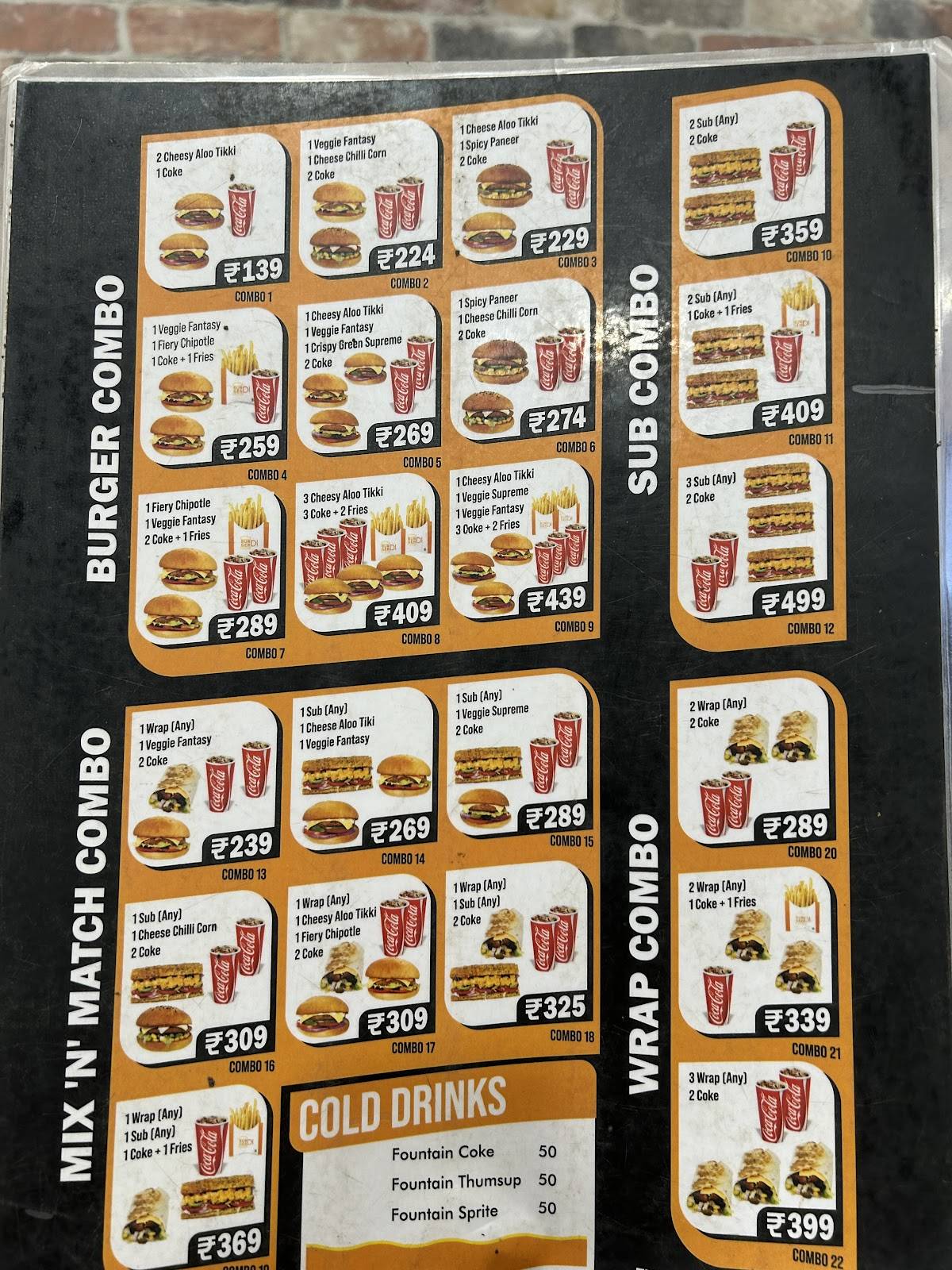BurgerDi menu