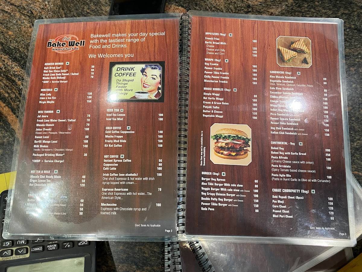 CAFE BAKE WELL {BICHOLI} menu