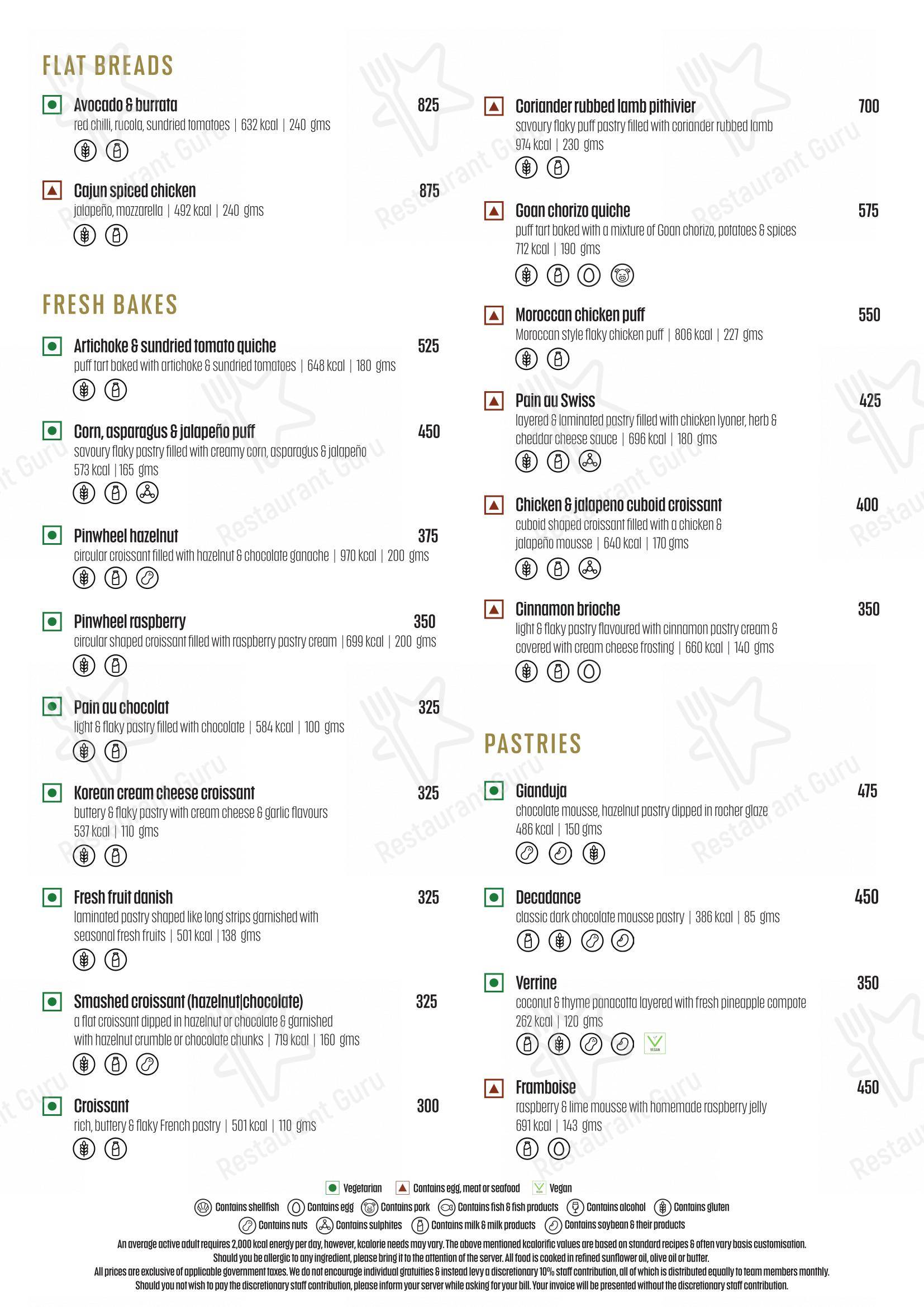 COU COU by Oberoi in Mumbai - Menu bar
