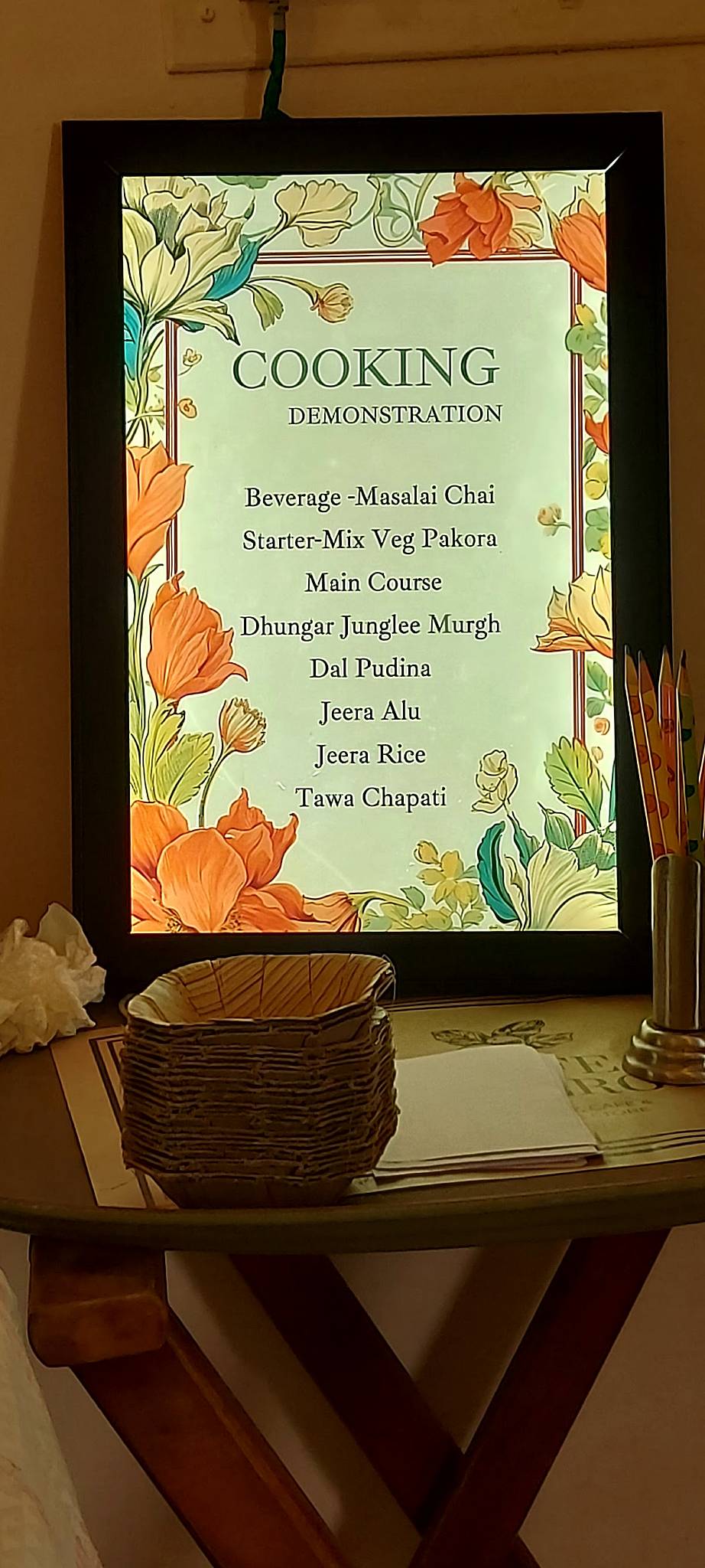 Cafe Auberge menu
