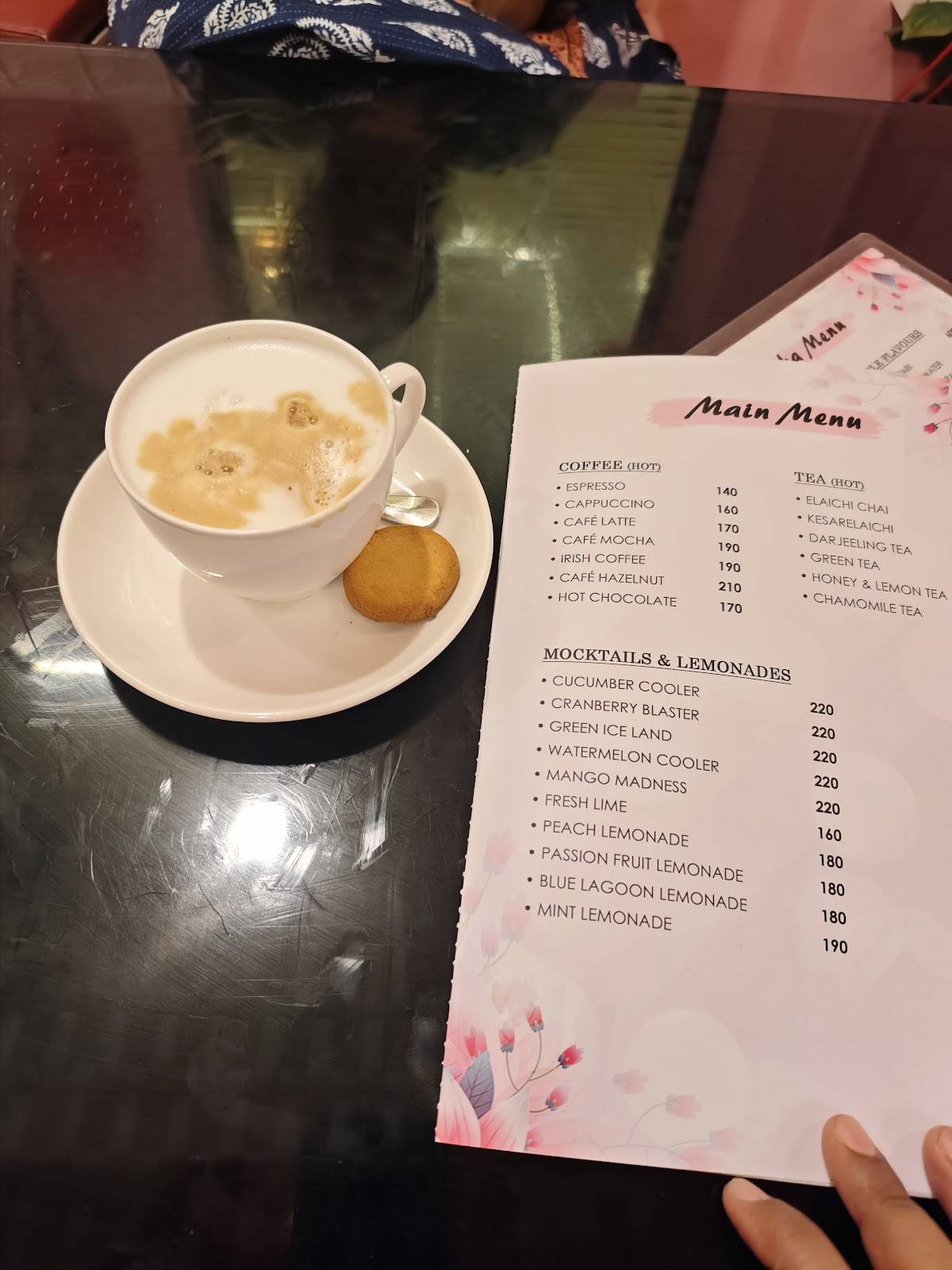 Cafe Flora menu