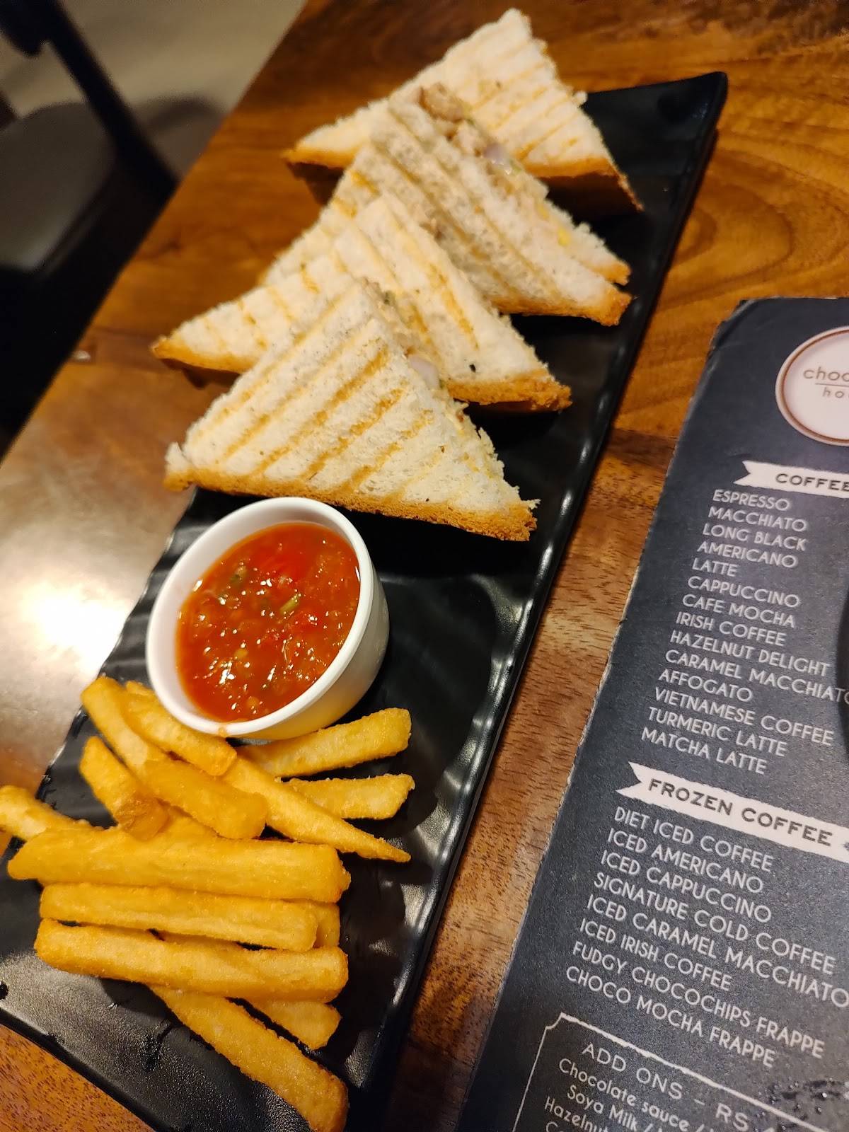 Chocolate House - Colva menu
