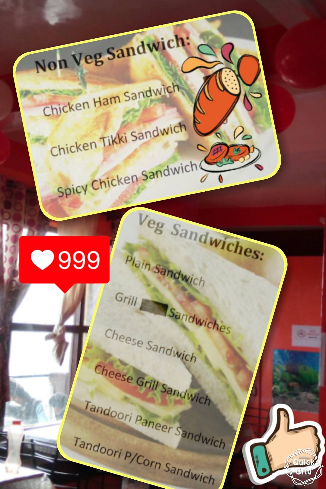 Heart Beat Cafe menu