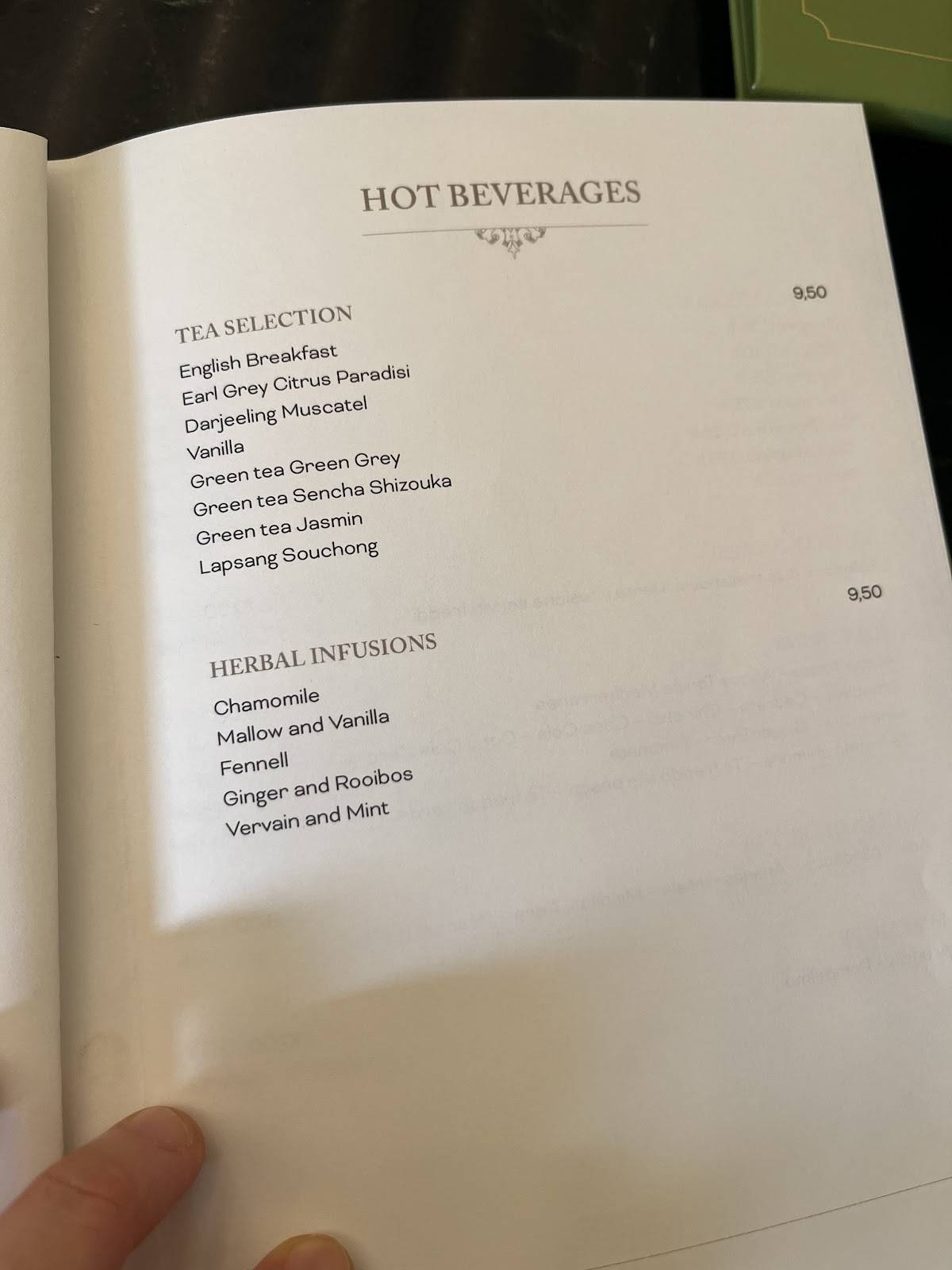 Menu di Marchesi 1824 