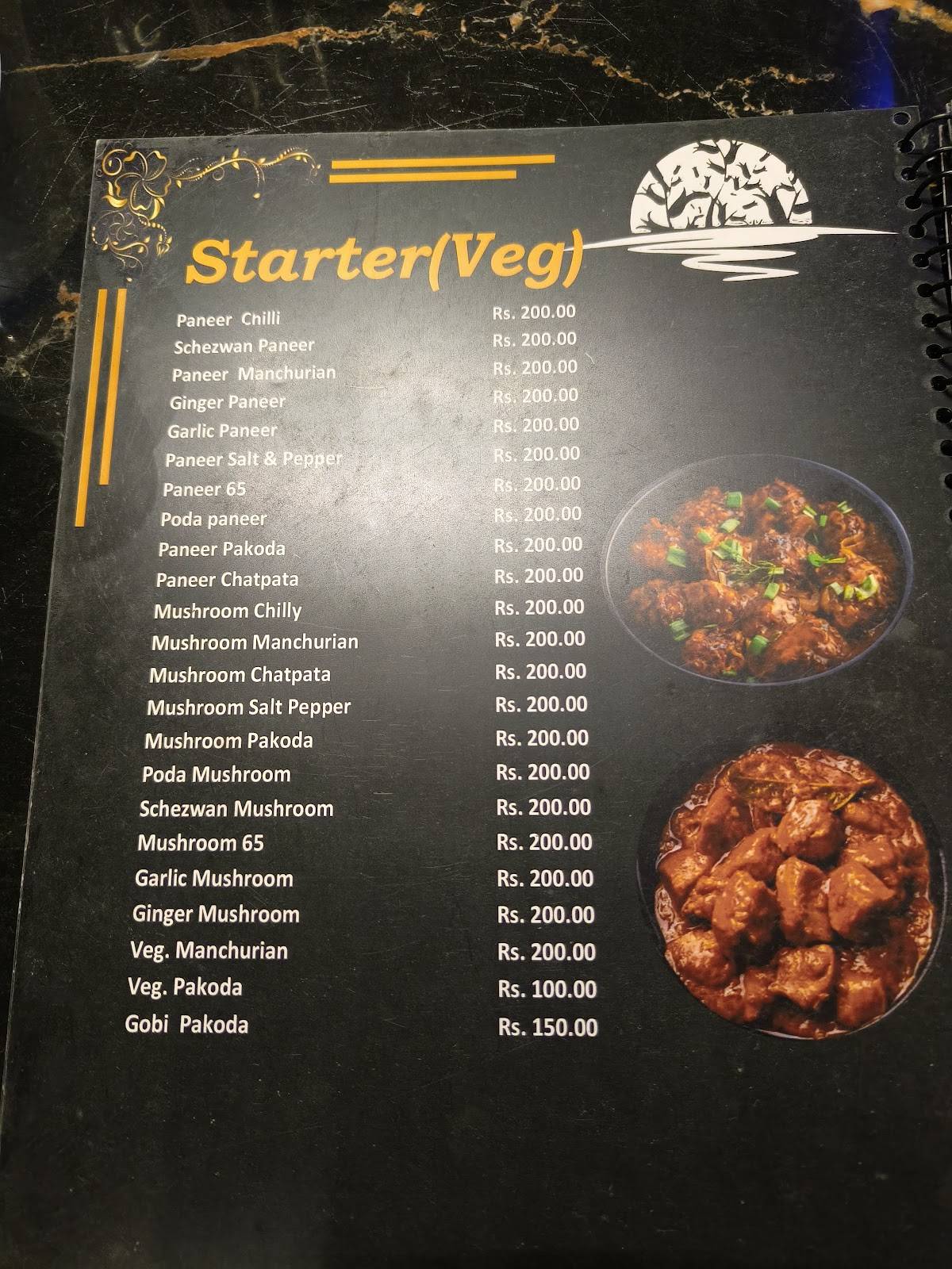 Moonlight Premium (Cafe & Restaurant) menu