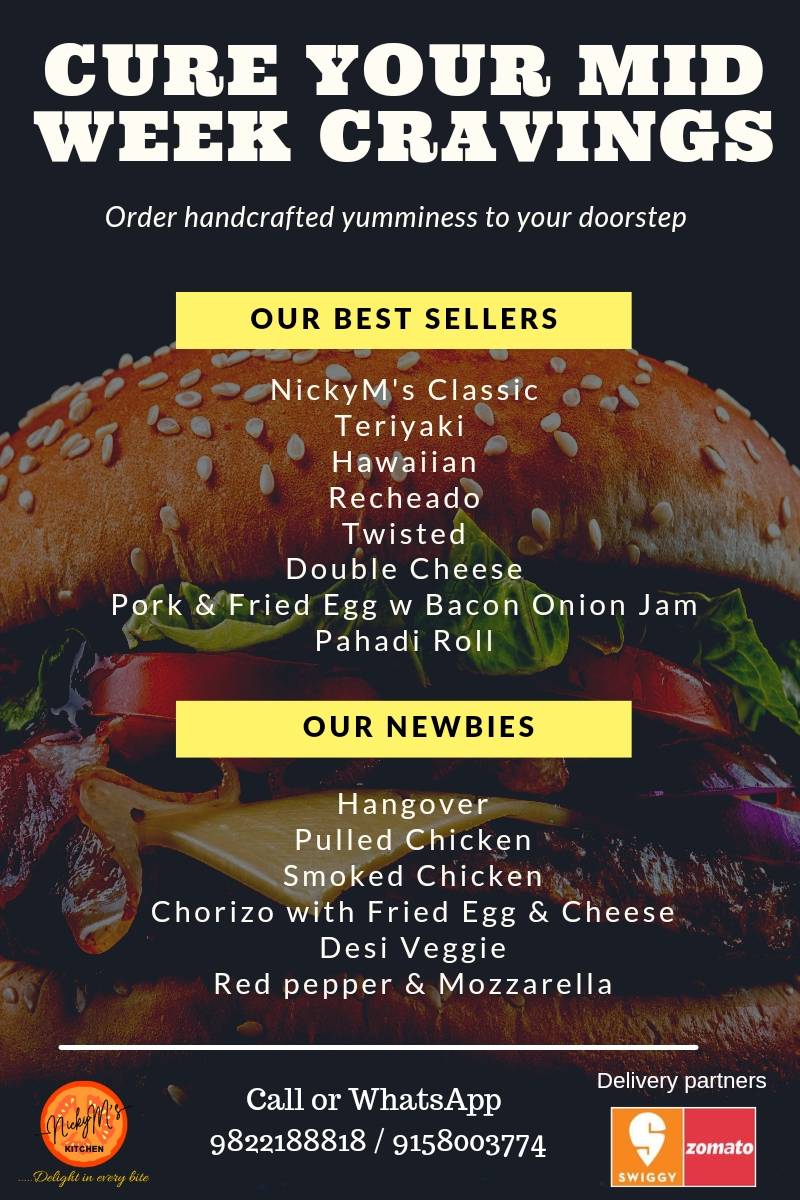 NickyM's Kitchen menu