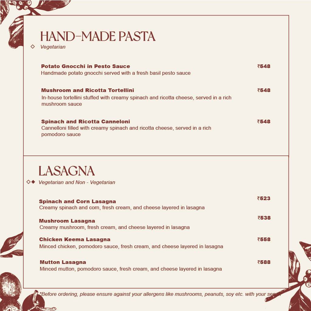 Roastery Coffee House Vaishali Nagar menu