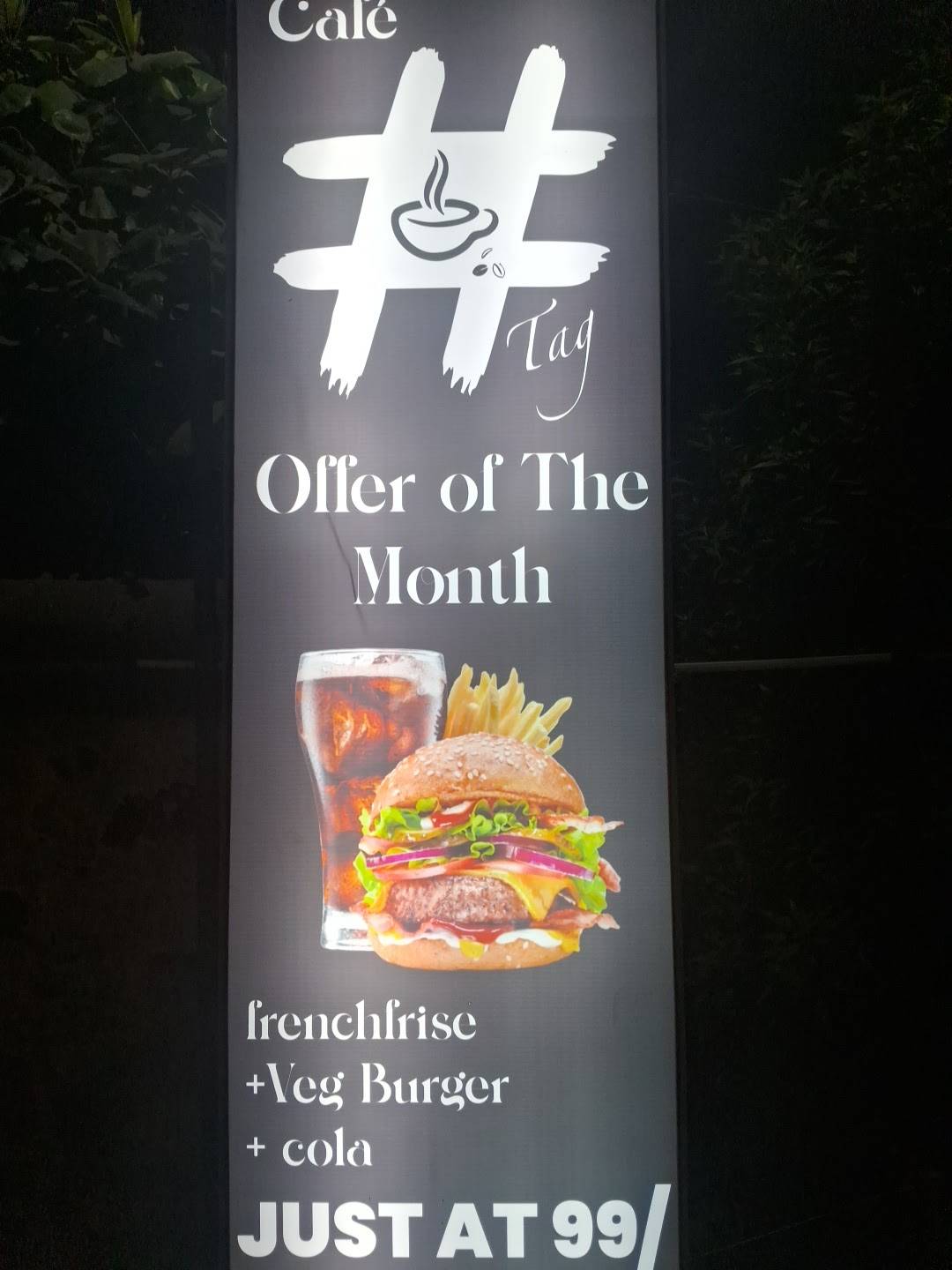 Cafe hash tag jaysingpur menu