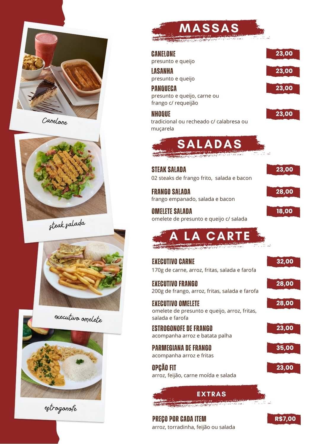 Cafeteria Miruka cardápio