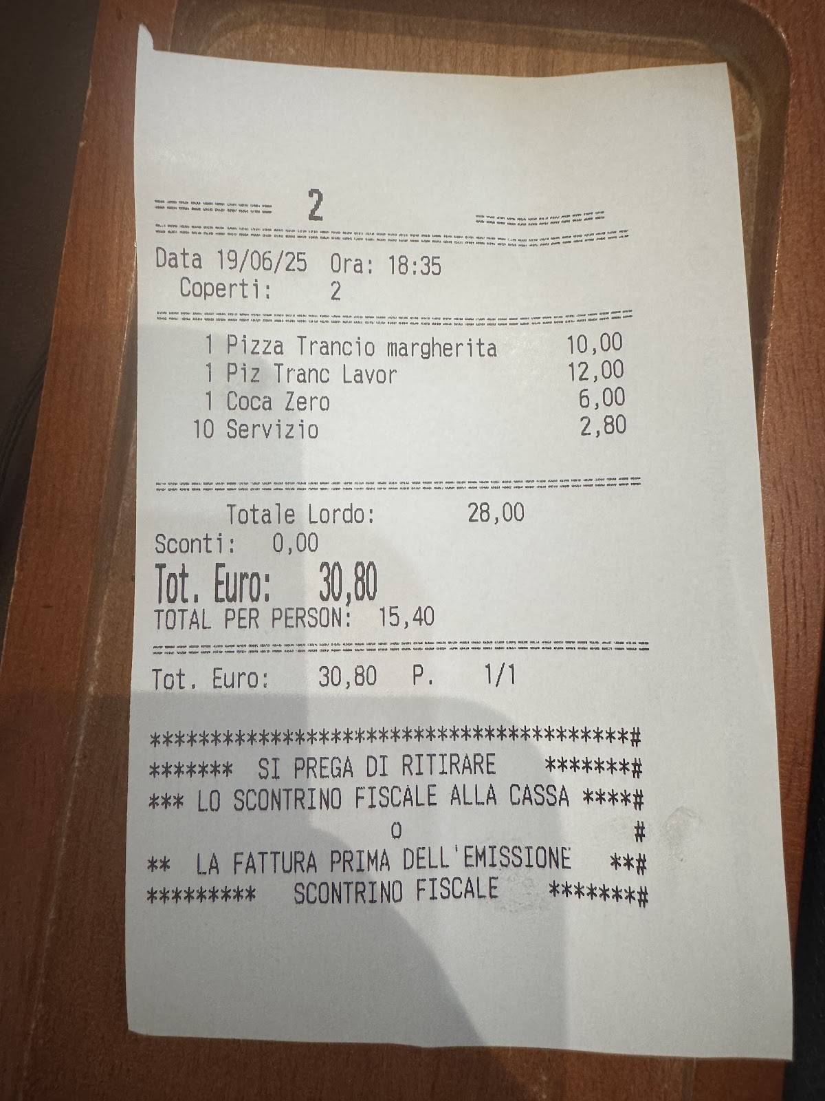 Menu di Caffe Moretto 