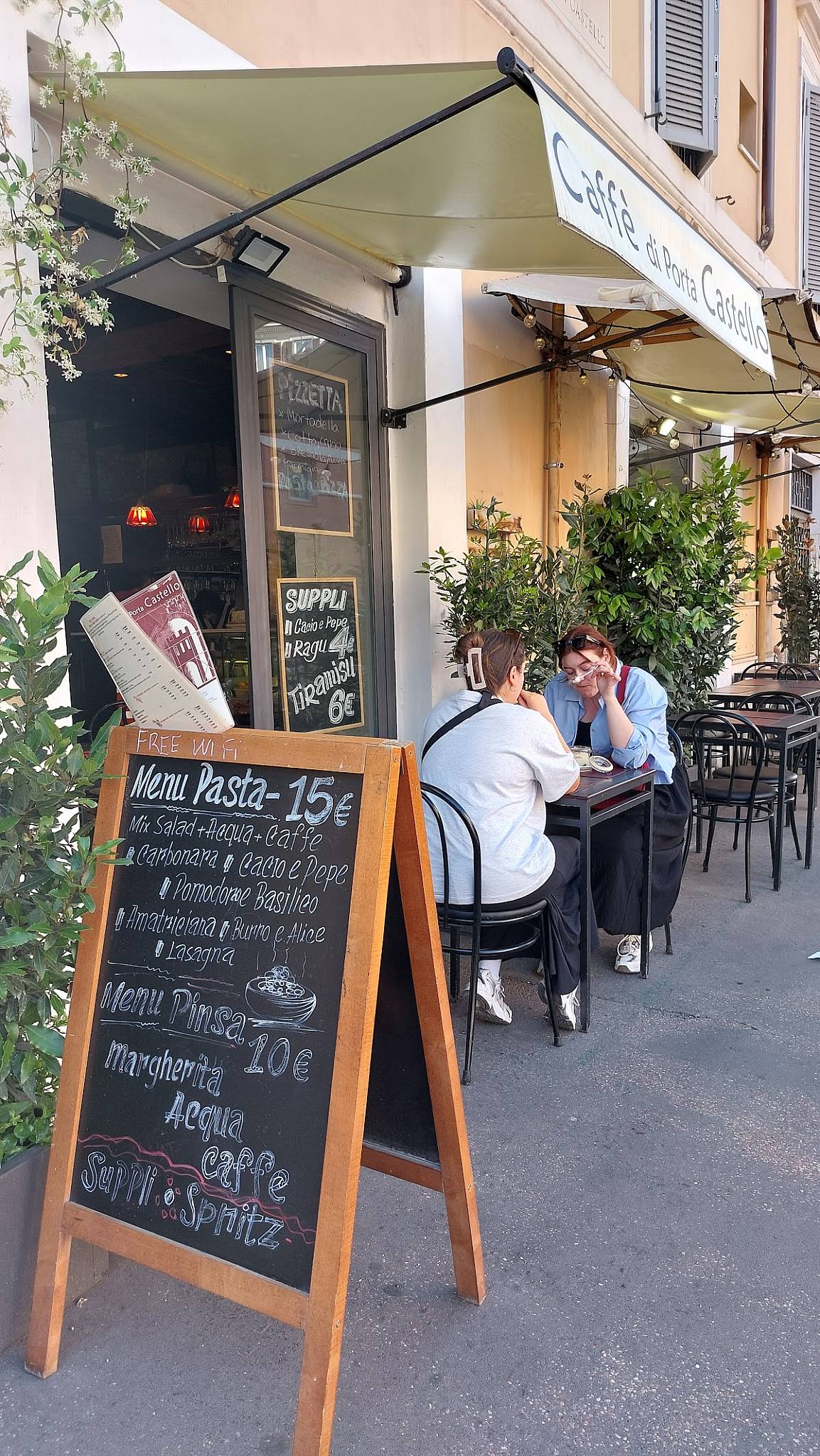 Menu di Caffè di Porta Castello 