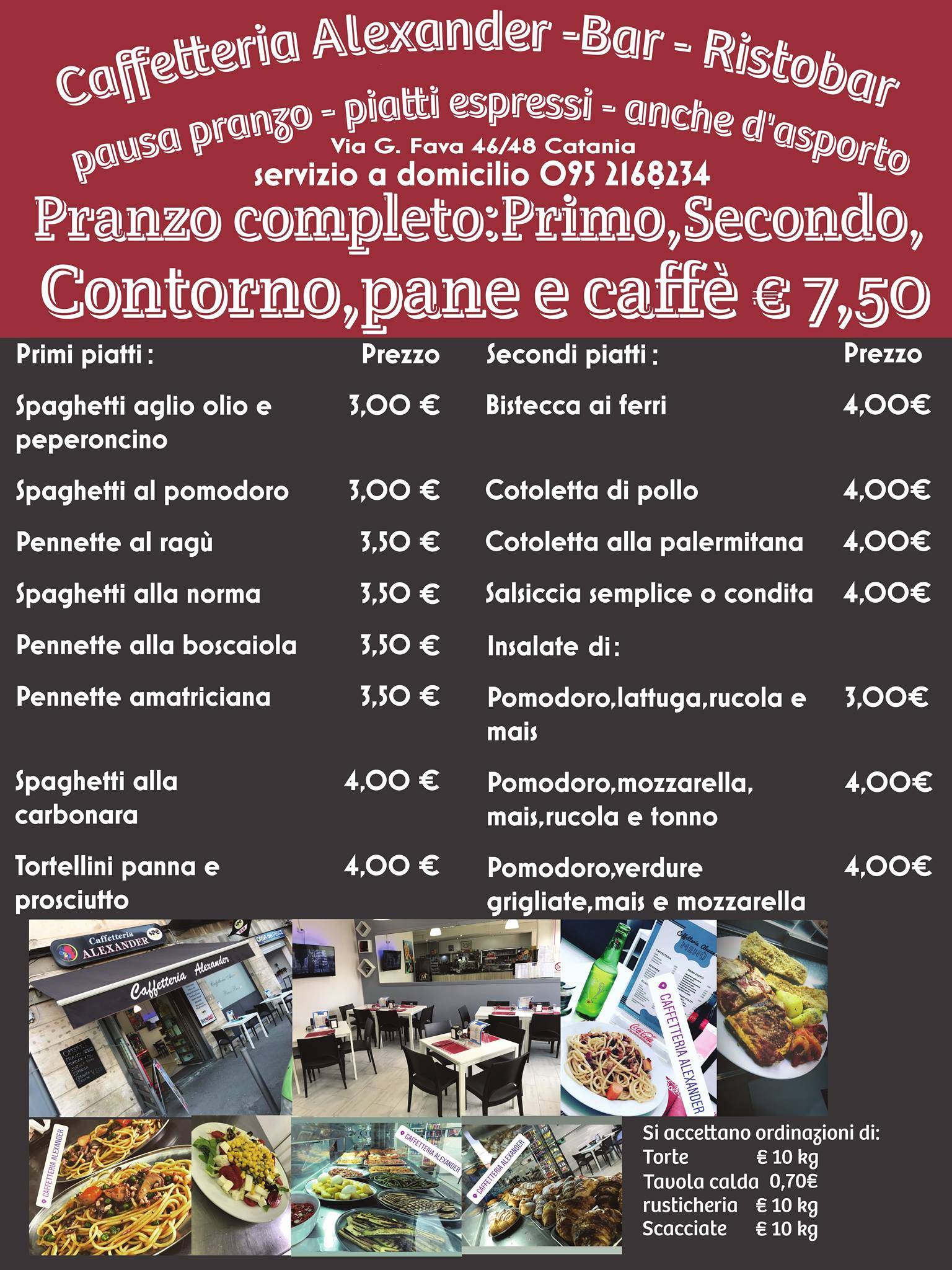 Menu di Bar Alexander 