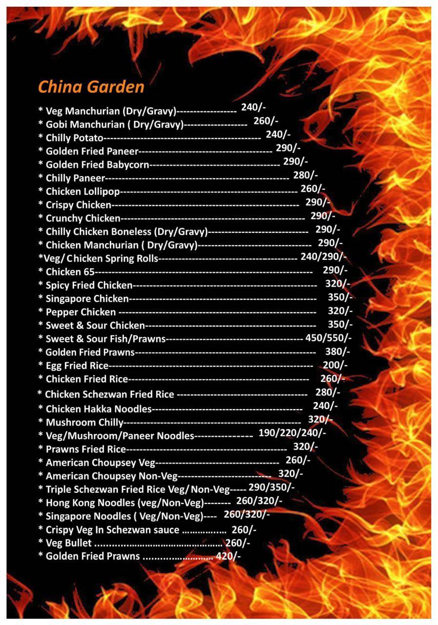 SIGDI BAR AND GRILL menu