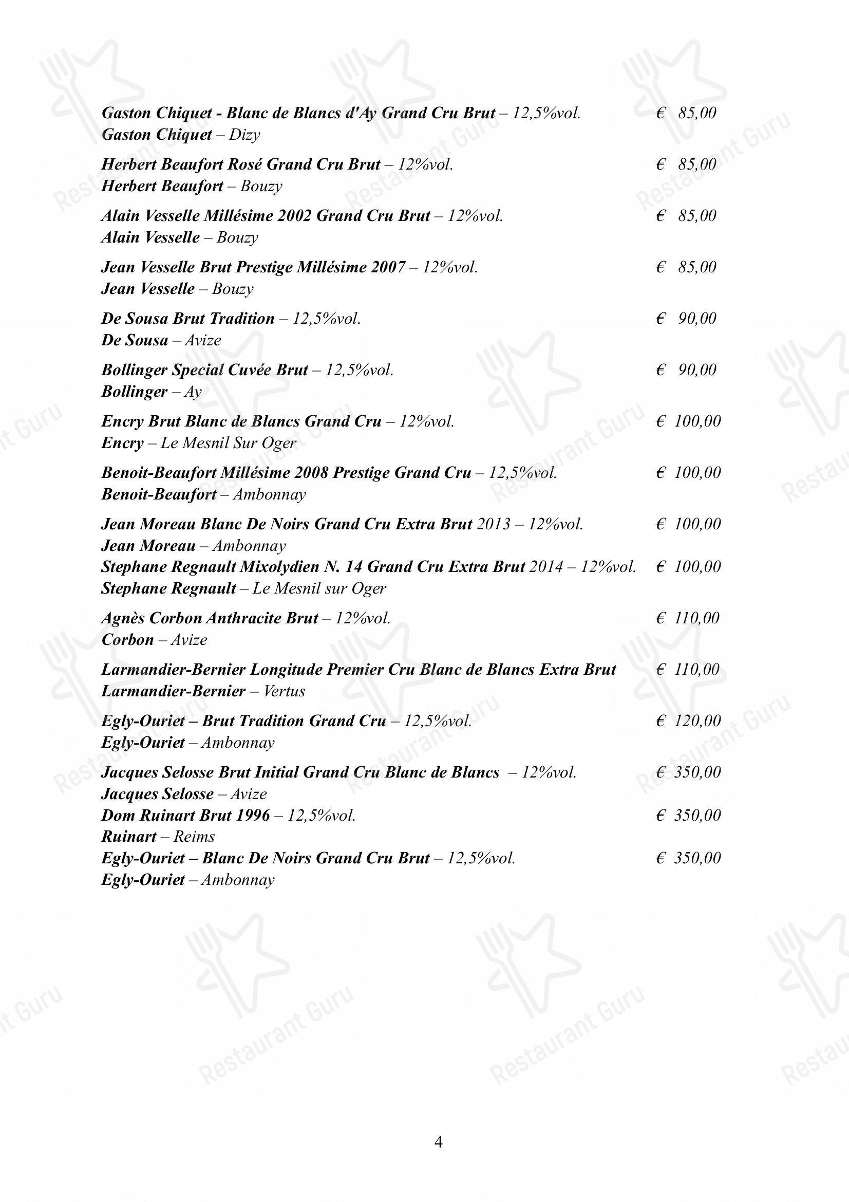 Albergo Ristorante Alle Codole in Canale d'Agordo - Menu