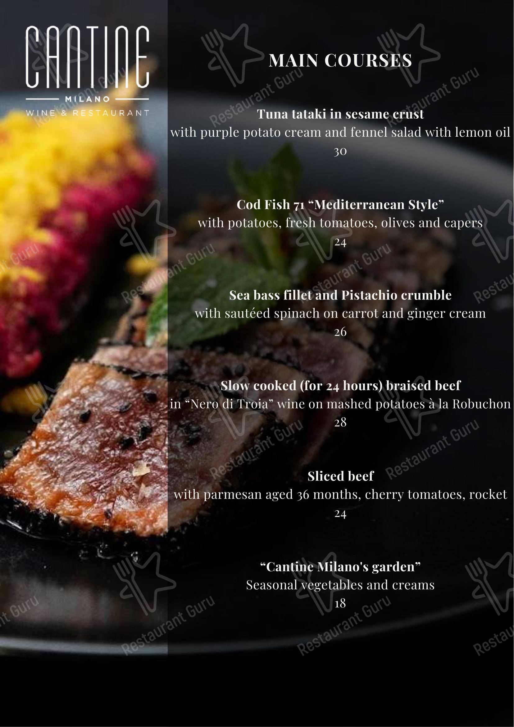 Cantine MILANO - WINE & RESTAURANT in Milano - Menu bar