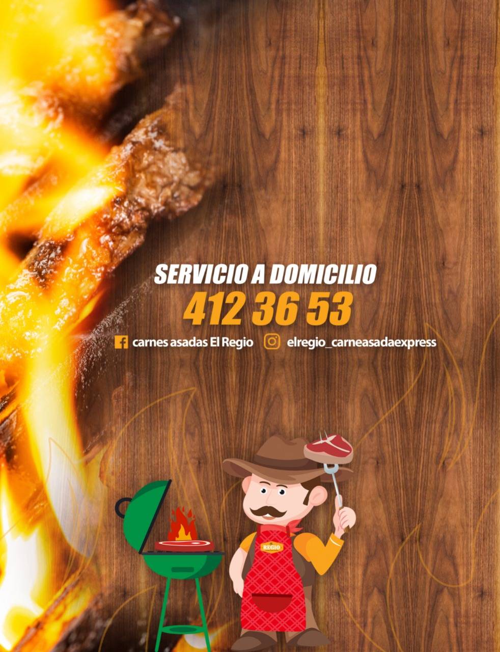 Carta del pub y bar Carnes Asadas "El Regio", Ciudad Guzmán