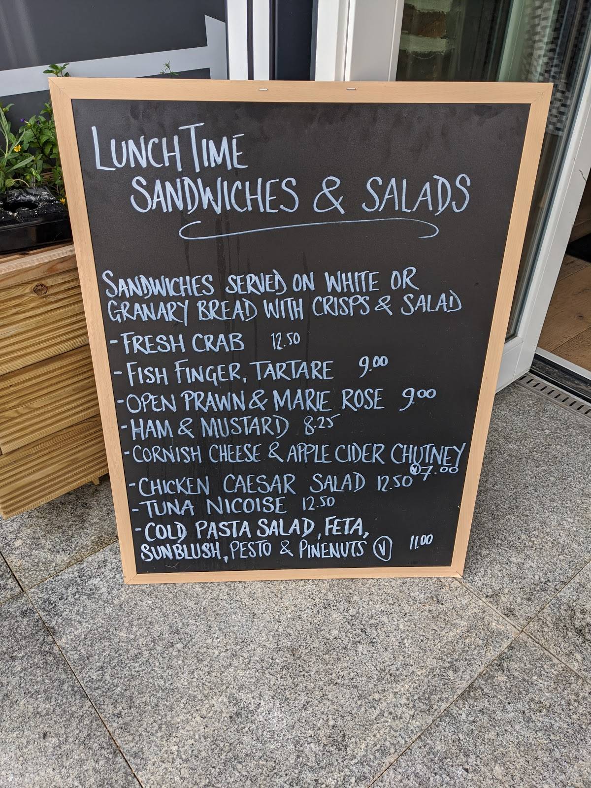 Menu at The Bay Bar & Restaurant, Kingsand