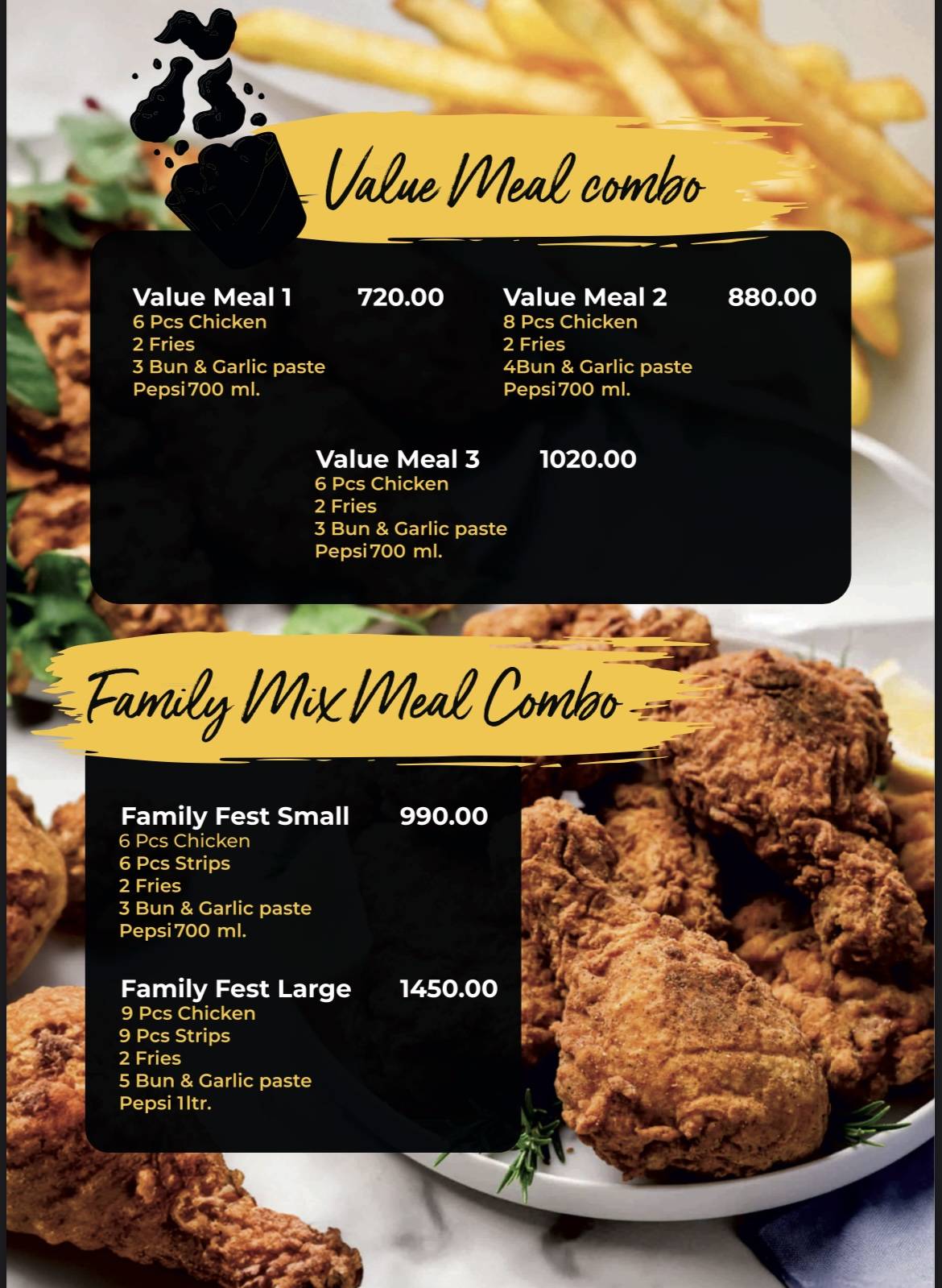 Caz Cafe menu