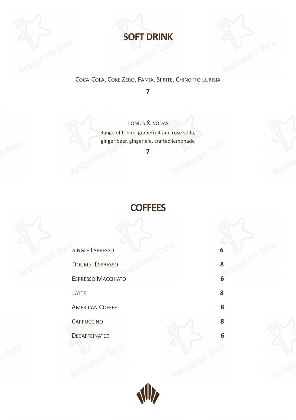 Menu pour Charlie’s Rooftop Bar - 菜单