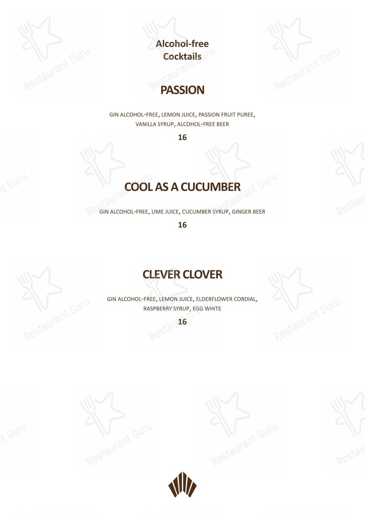 Menu pour Charlie’s Rooftop Bar - 菜单