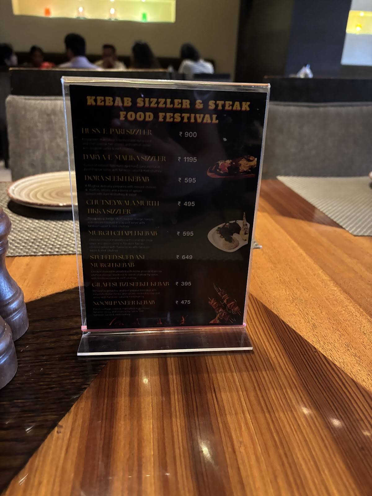Chaska - Fine Dining menu