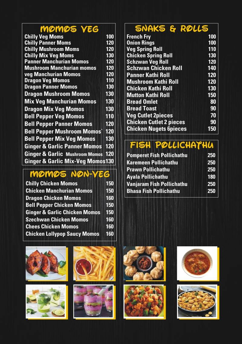 Taj Multicuisine Restaurant menu