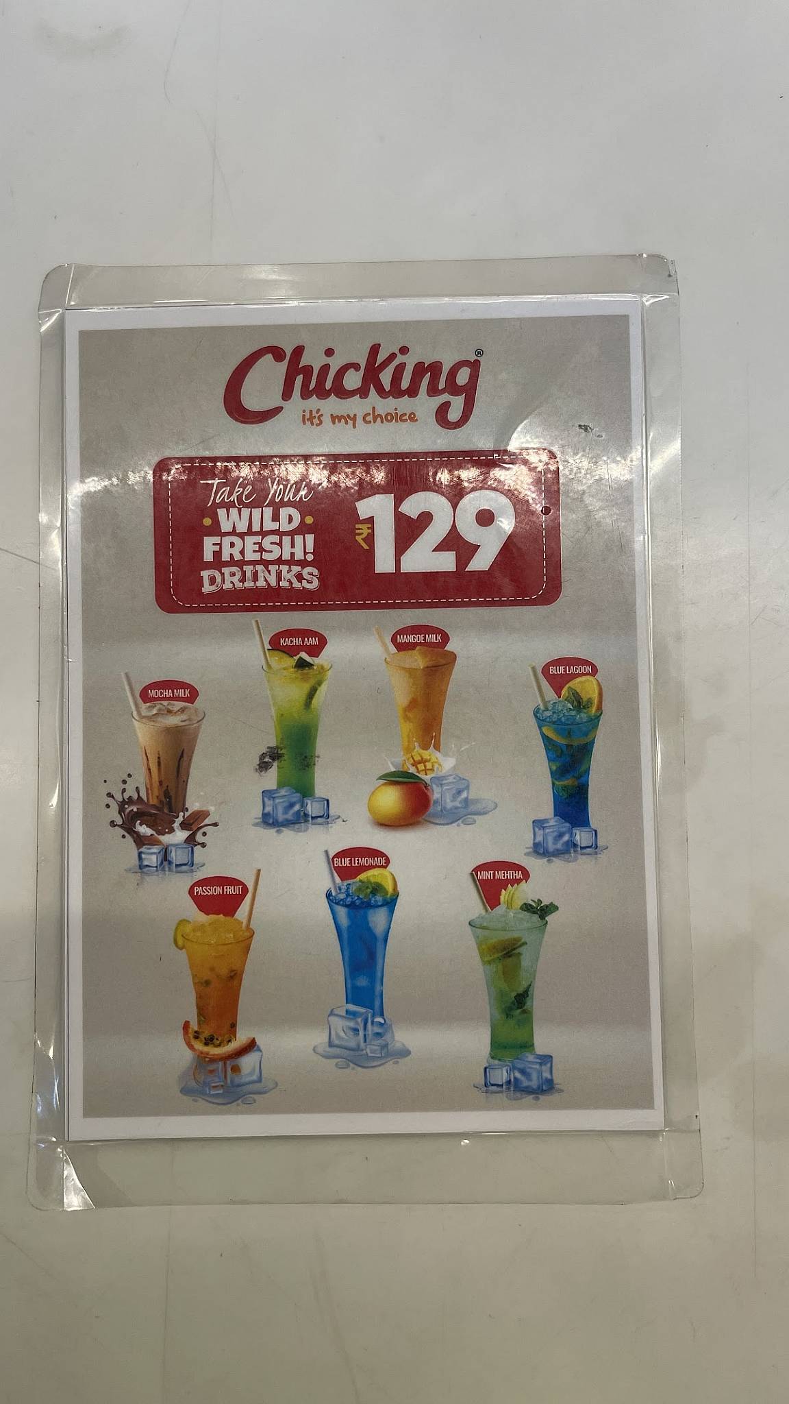 ChicKing menu