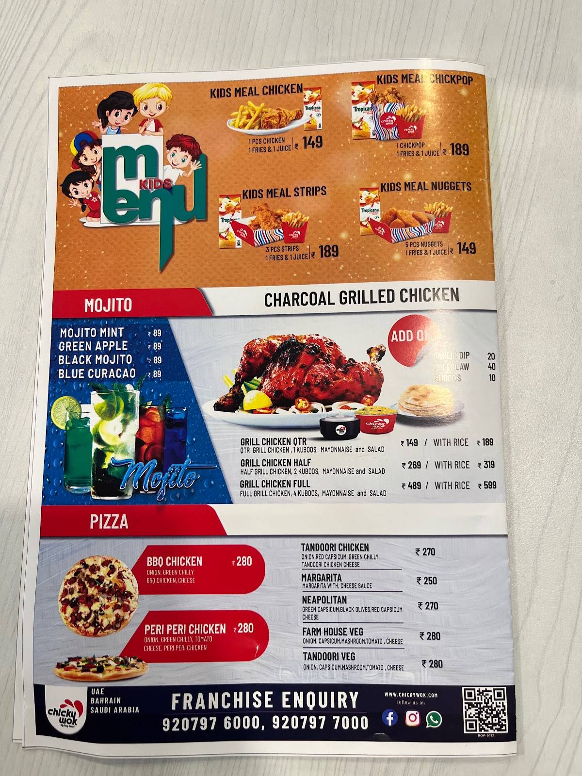 Menu at ChickyWok Kolenchery, Kolenchery