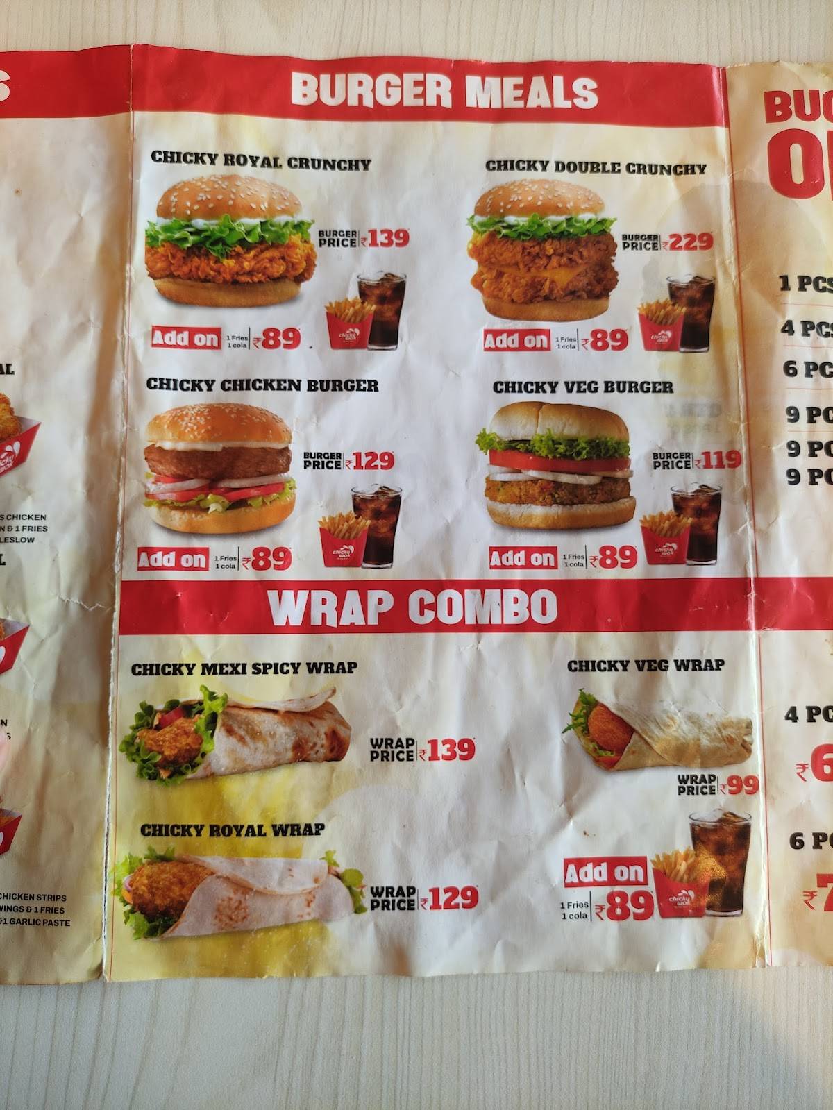 Menu at ChickyWok Kolenchery, Kolenchery