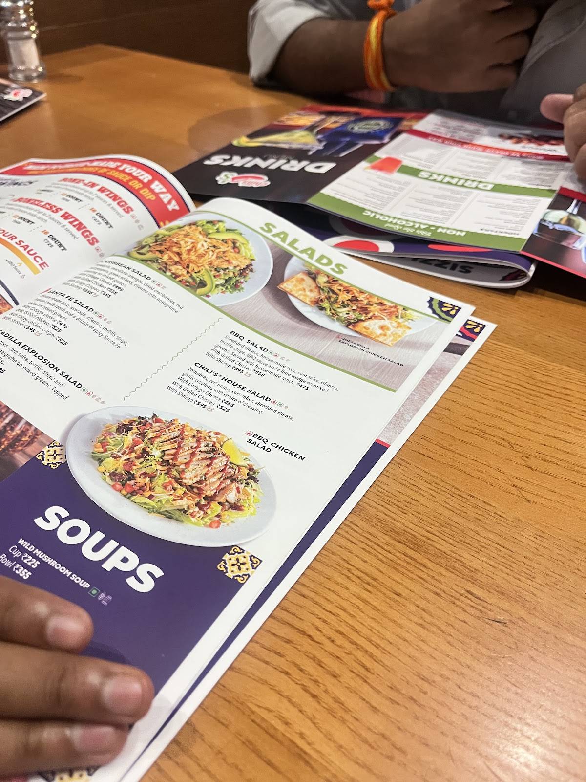 Chili's Grill & Bar menu
