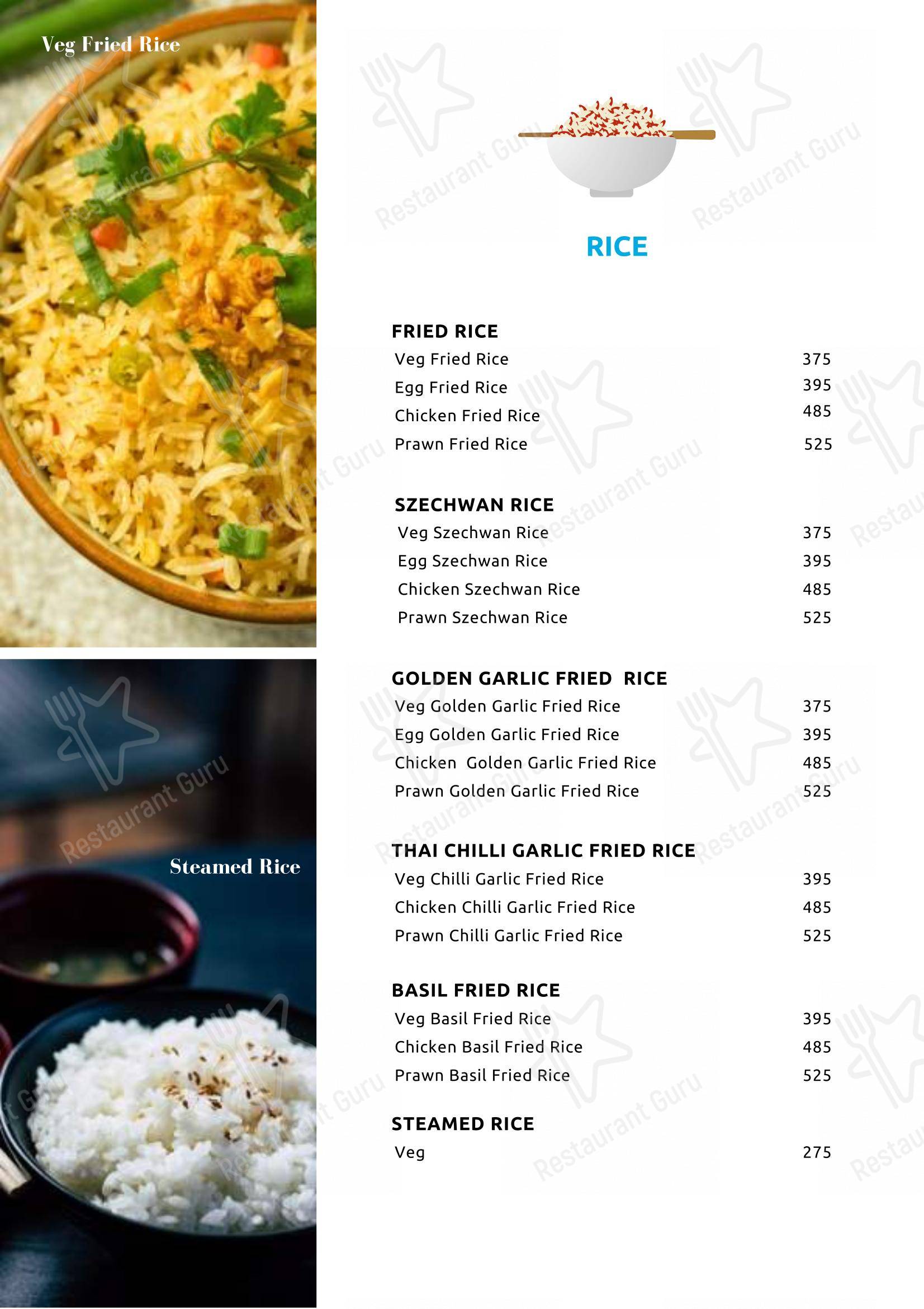 Ching Singh in Noida - Menu