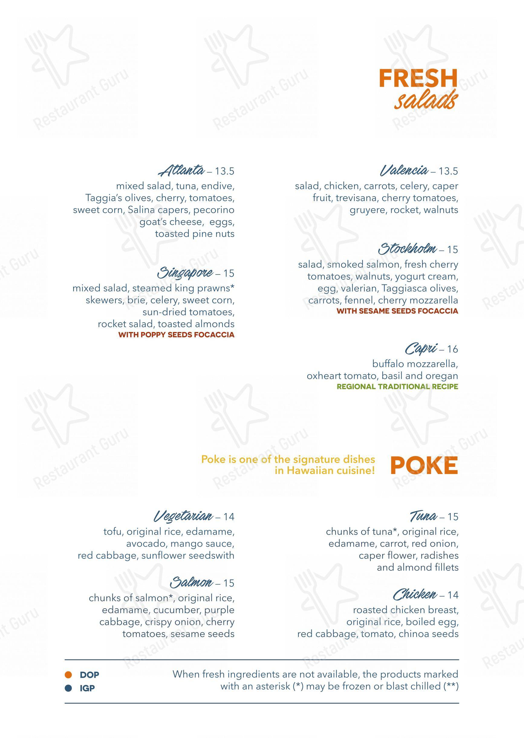 Коктейльная карта per Clapsy Alassio pizzeria