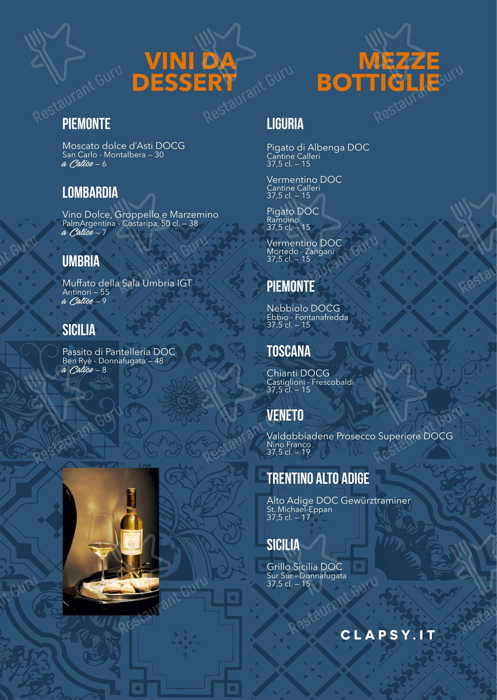 Takeaway Menu per Clapsy Alassio in Alassio