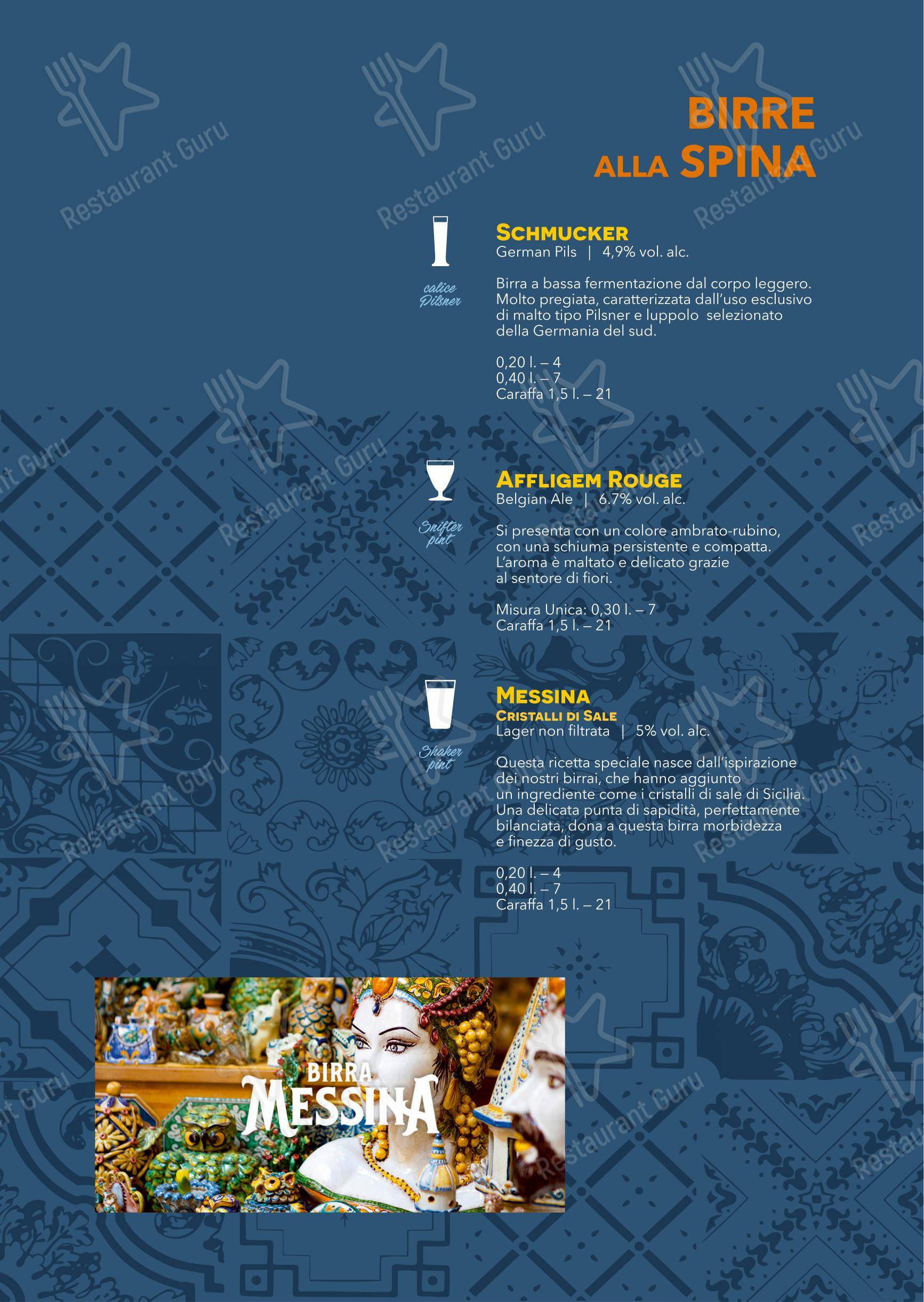 Menu di Clapsy Alassio - Dinner Menu