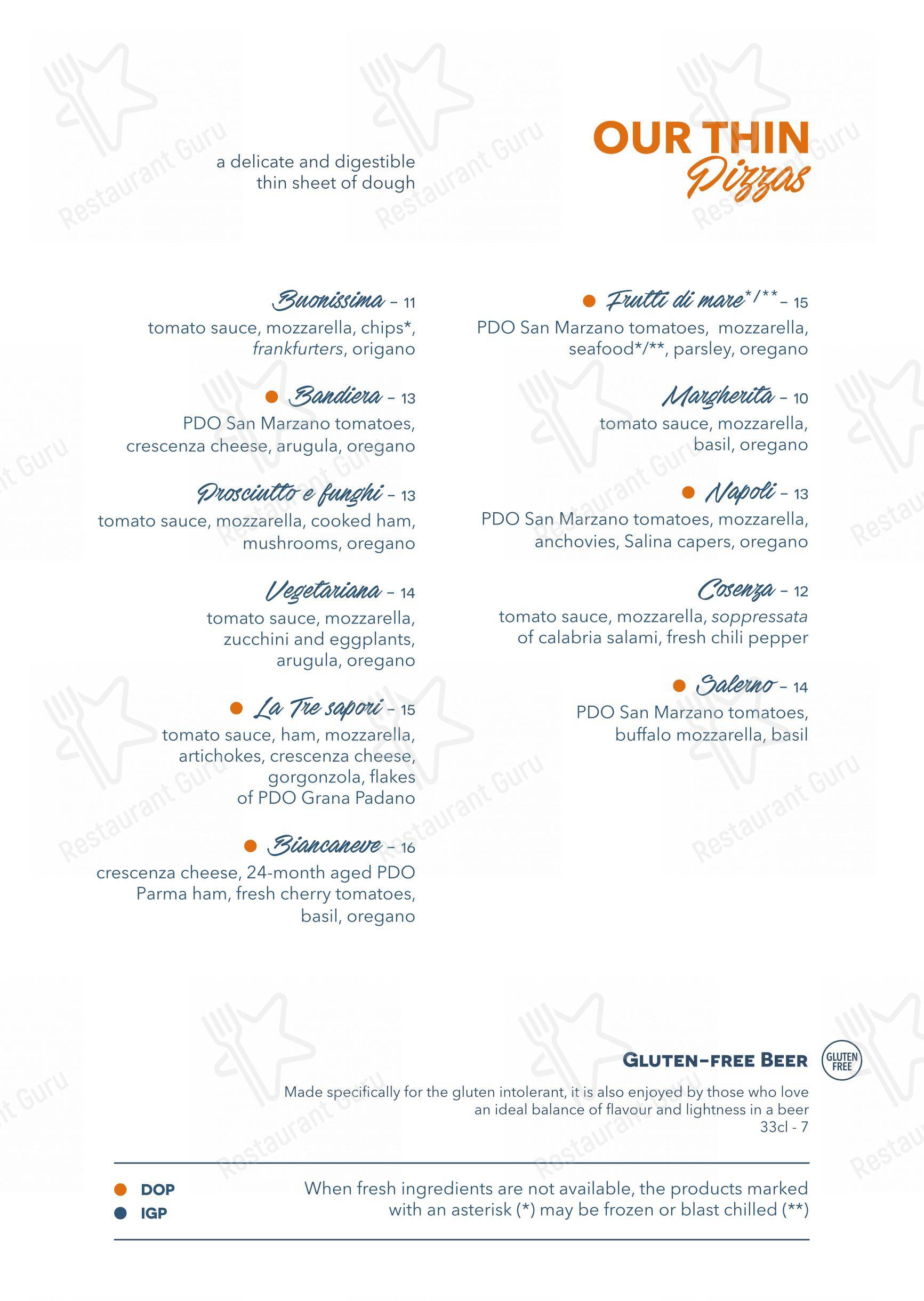 Menu di Clapsy Alassio - Lunch Menu