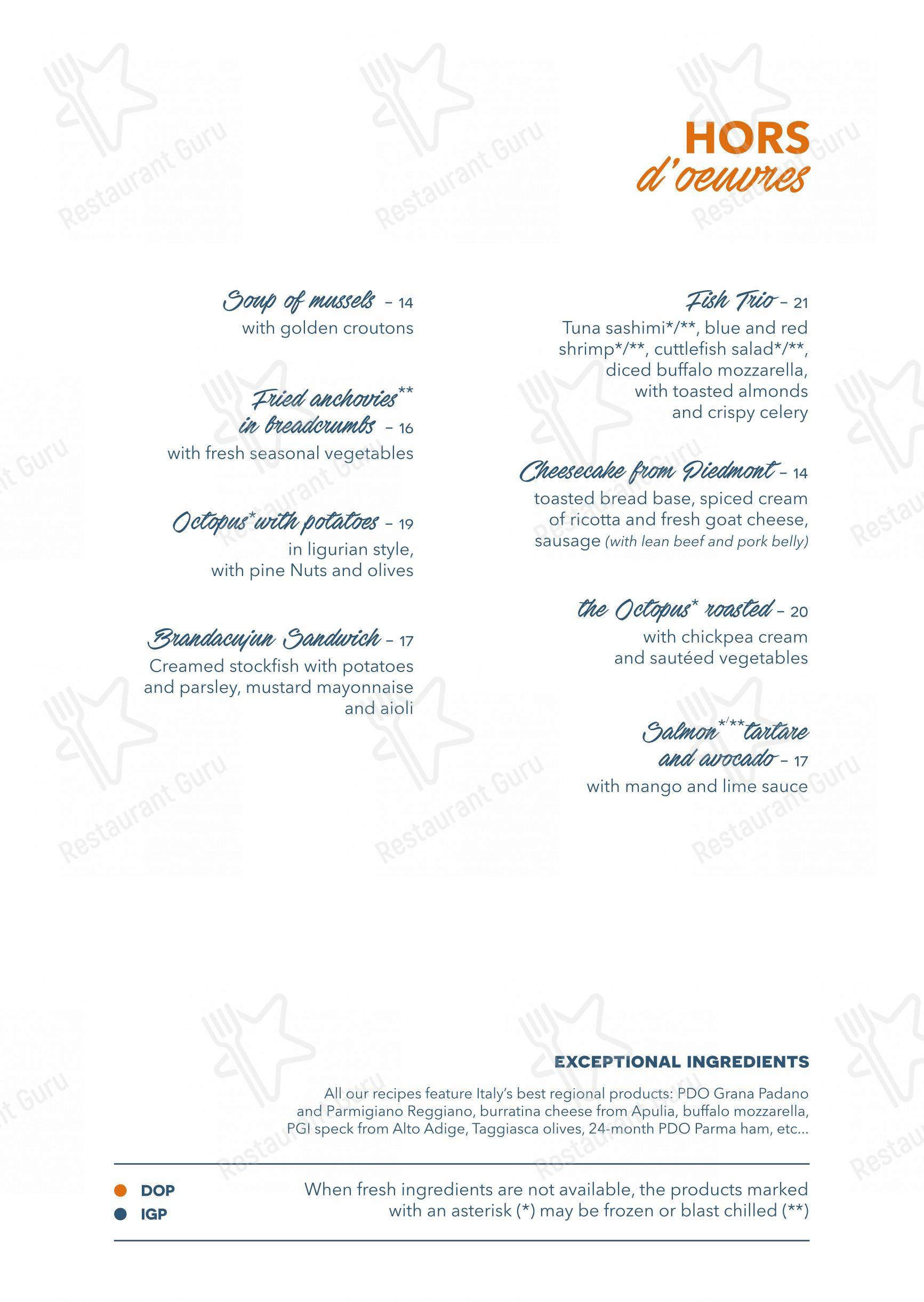 Lunch Menu per Clapsy Alassio pizzeria