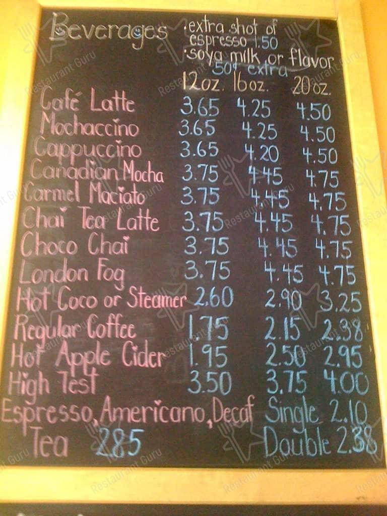 Menu de Coffee Cats Cafe