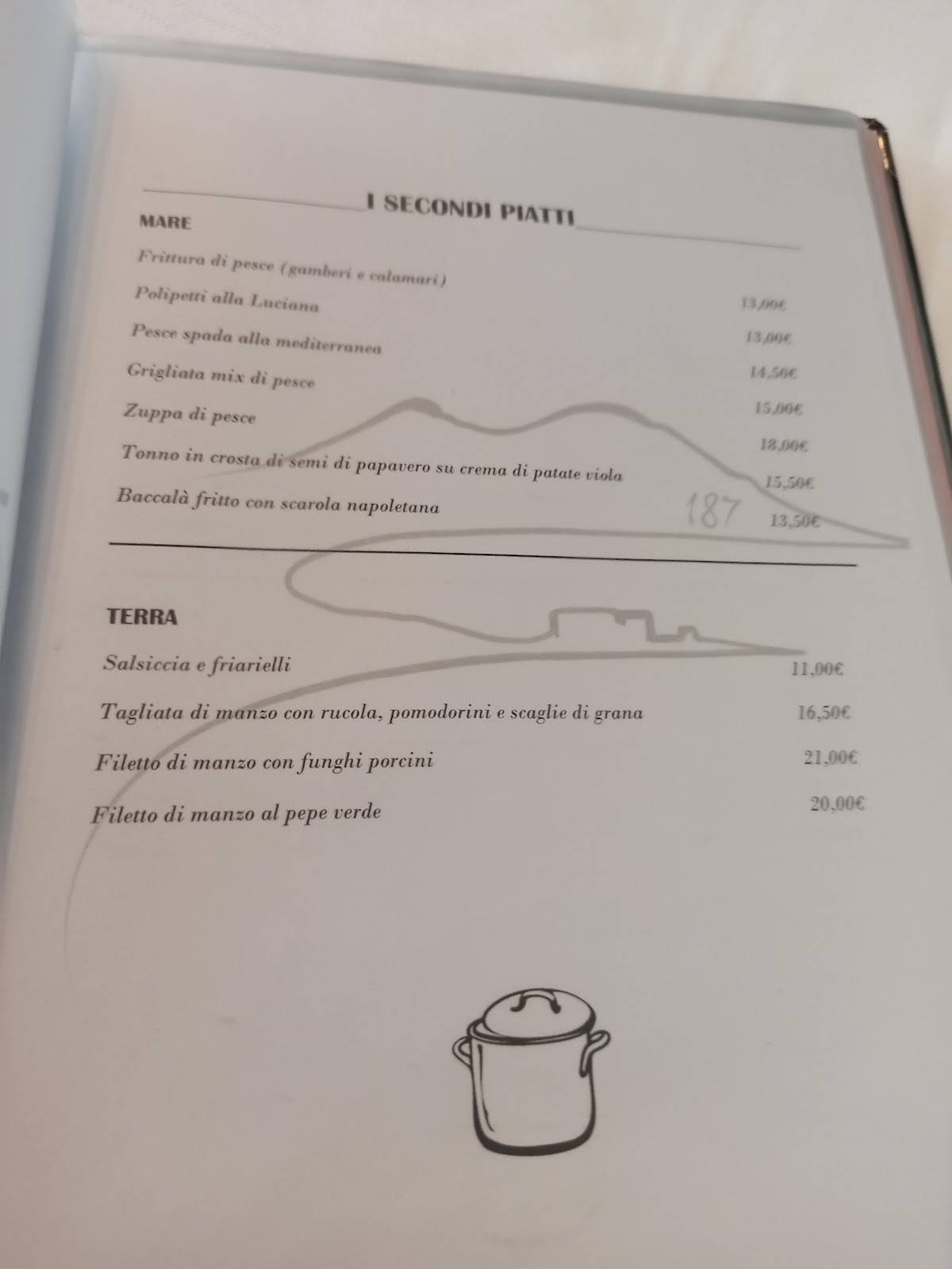 Menu di Pizzeria Ristorante Spaccanapoli 187 Granato Carmine 
